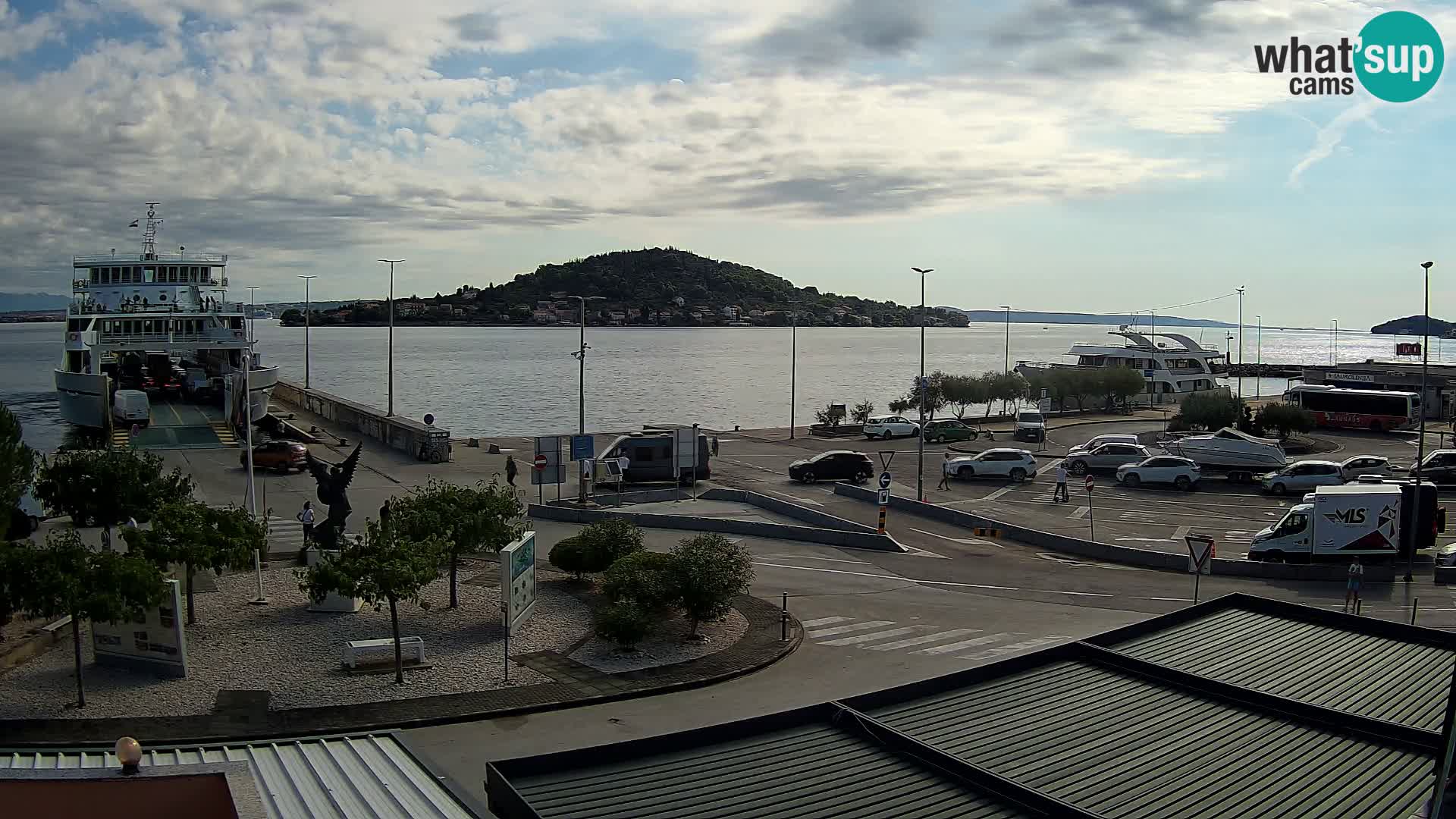 Webcam Ugljan – Preko Ferry to Zadar