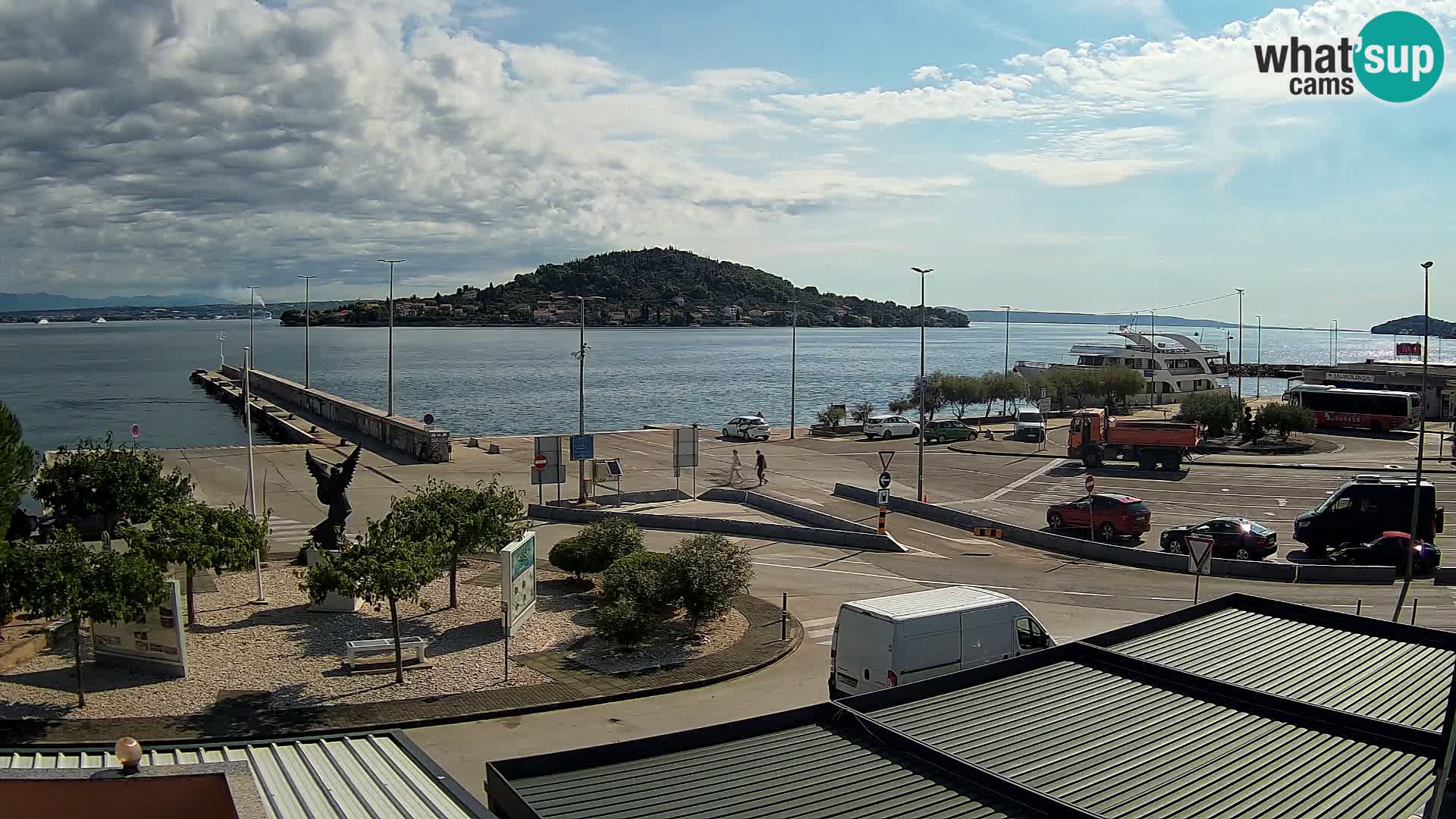 Webcam Ugliano – terminal traghetto da Preko a Zara