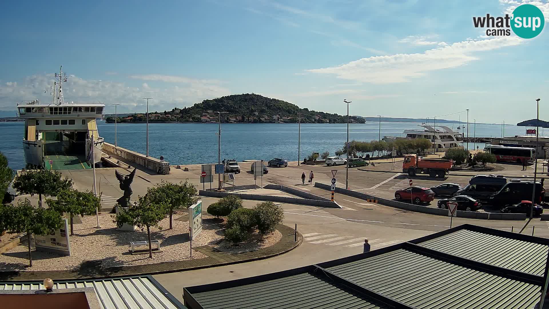 Webcam Ugljan – Preko Ferry to Zadar