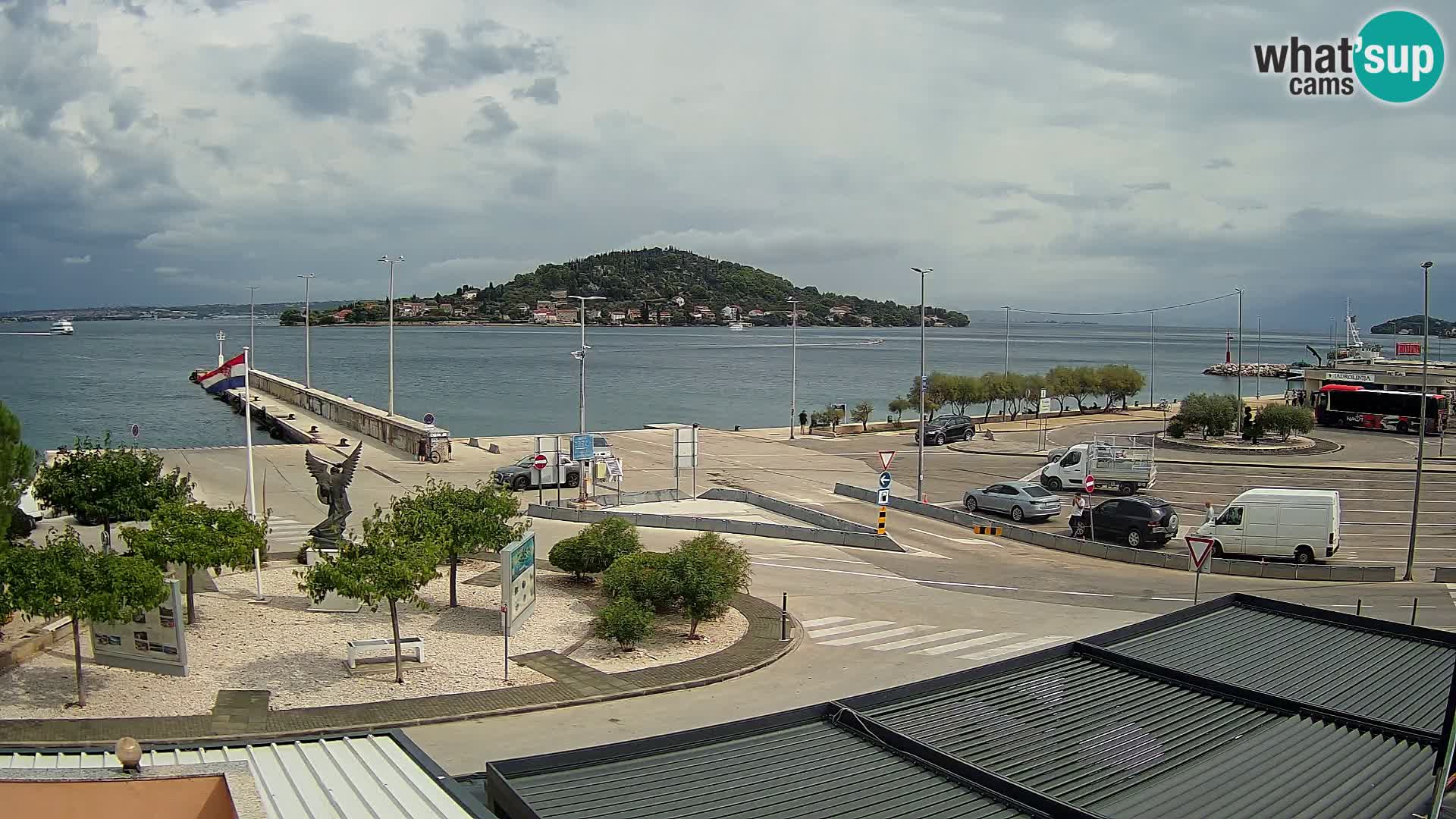 Webcam Ugljan – Preko Ferry to Zadar