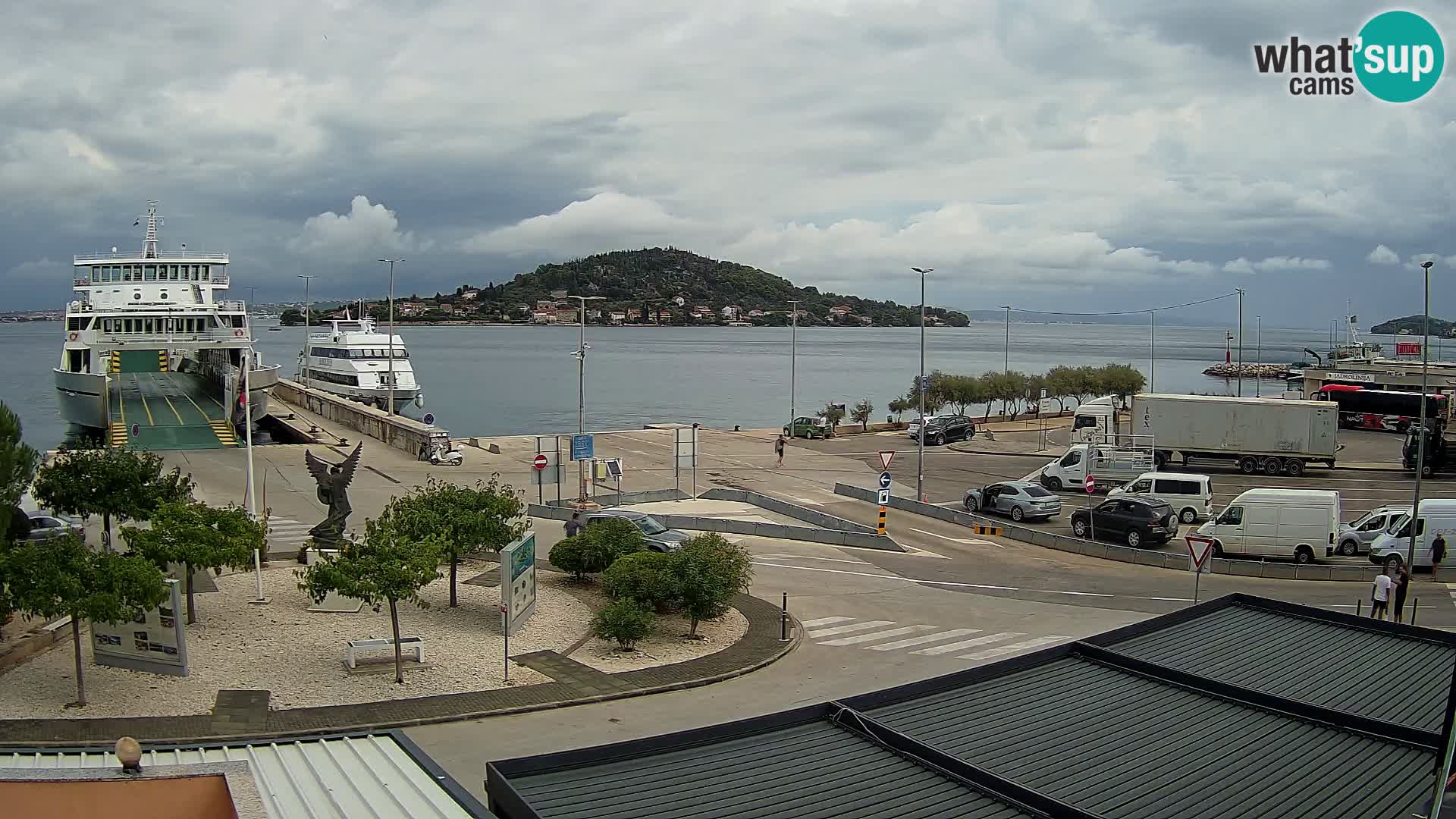Webcam Ugljan – Preko Ferry to Zadar