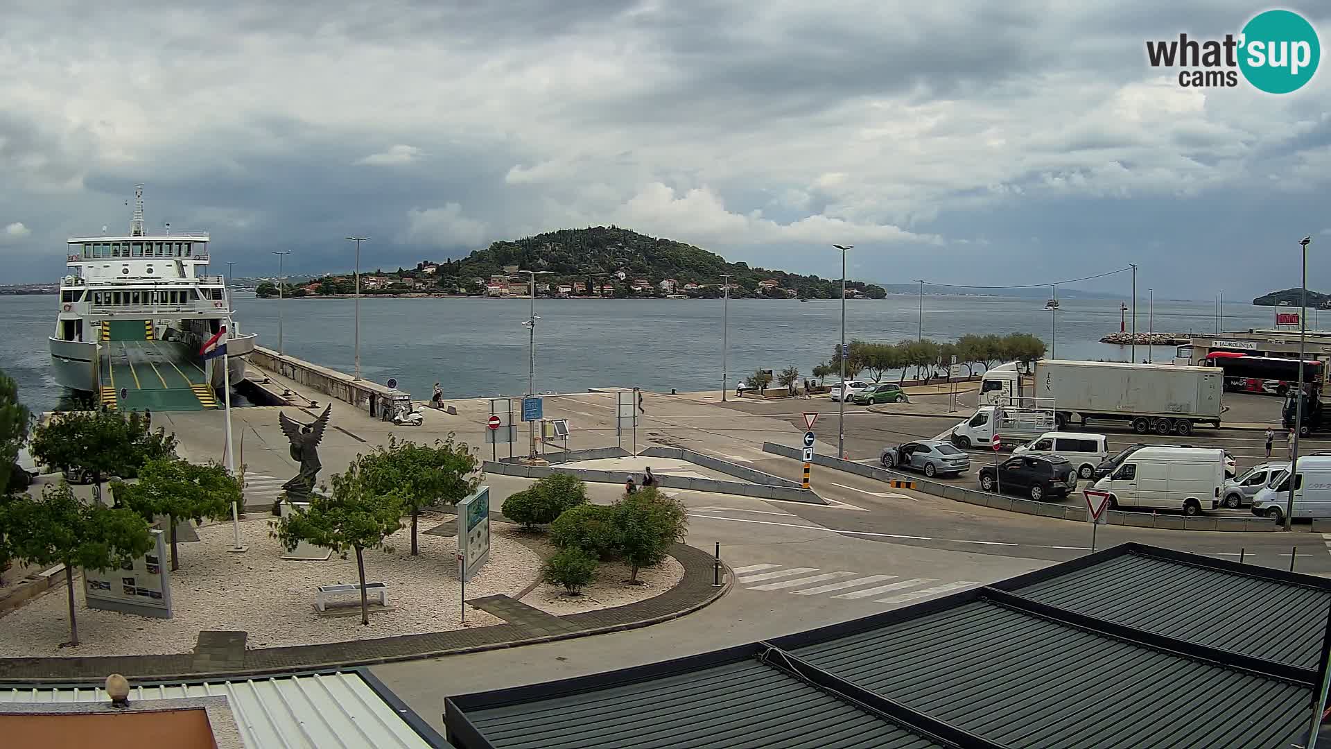 Webcam Ugljan – Preko Ferry to Zadar