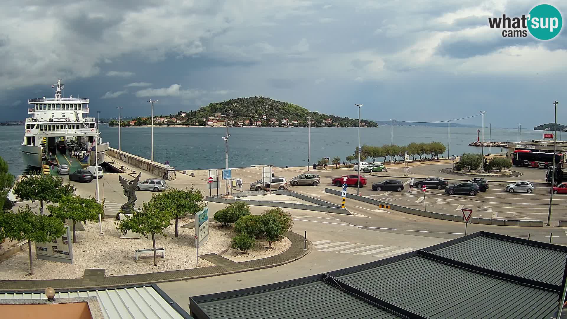 Webcam Ugliano – terminal traghetto da Preko a Zara