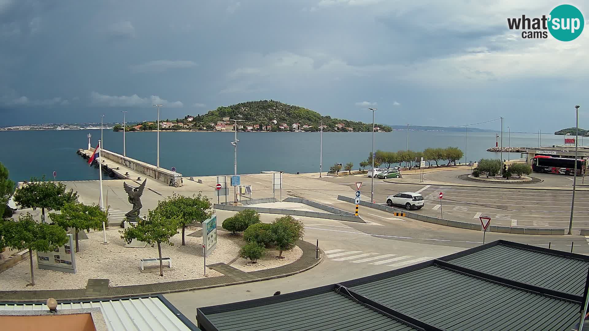 Webcam Ugliano – terminal traghetto da Preko a Zara