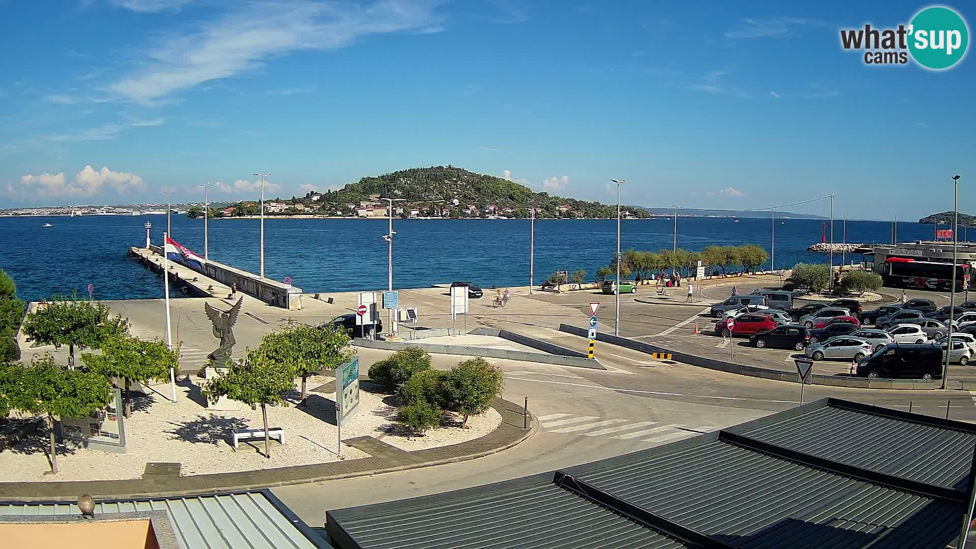 Webcam Ugljan – Preko Ferry to Zadar