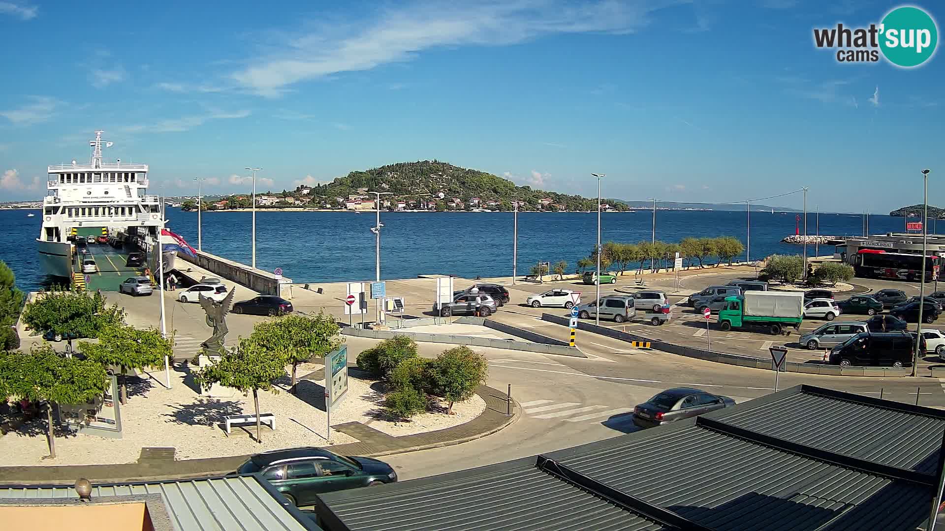 Webcam Ugljan – Preko Ferry to Zadar