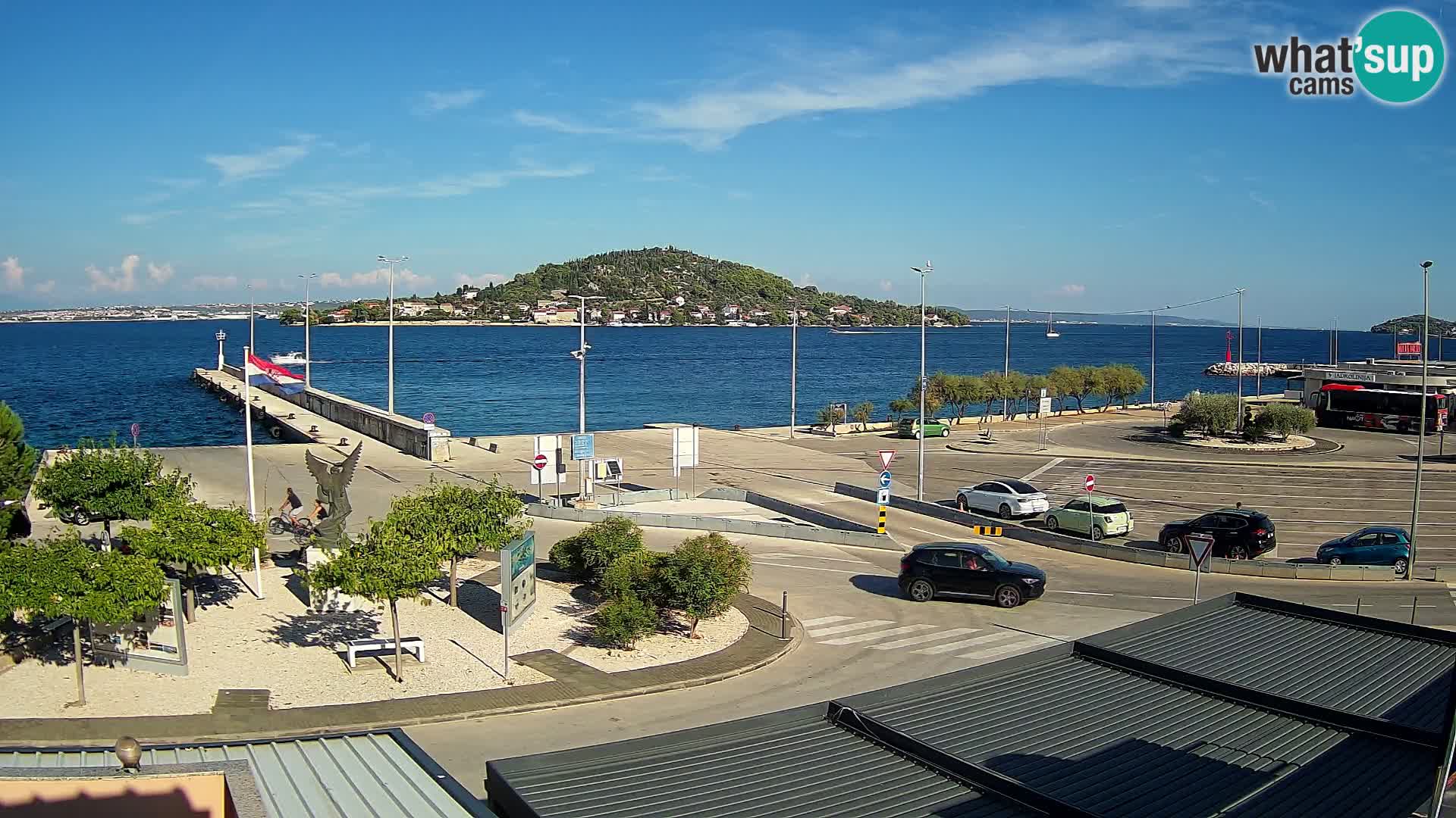 Webcam Ugljan – Preko Ferry to Zadar