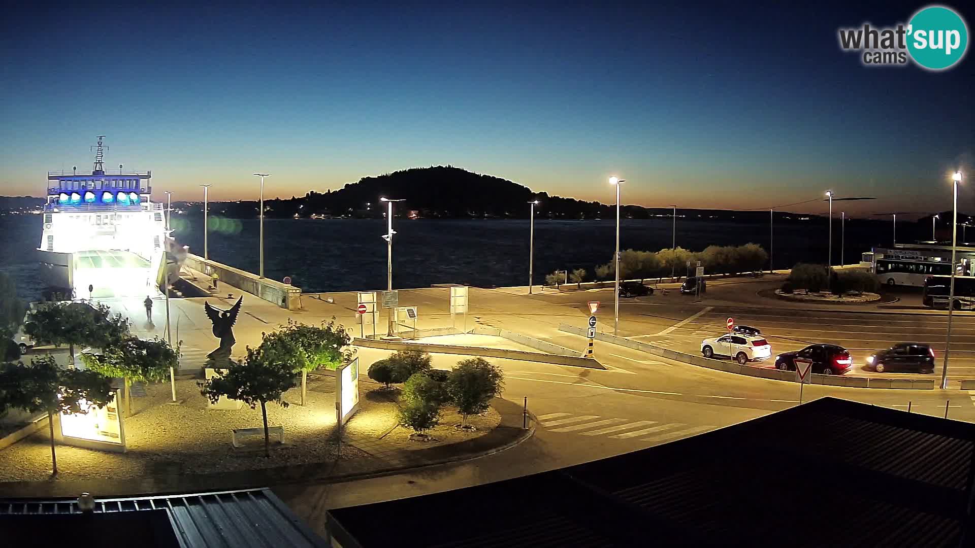 Webcam Ugliano – terminal traghetto da Preko a Zara