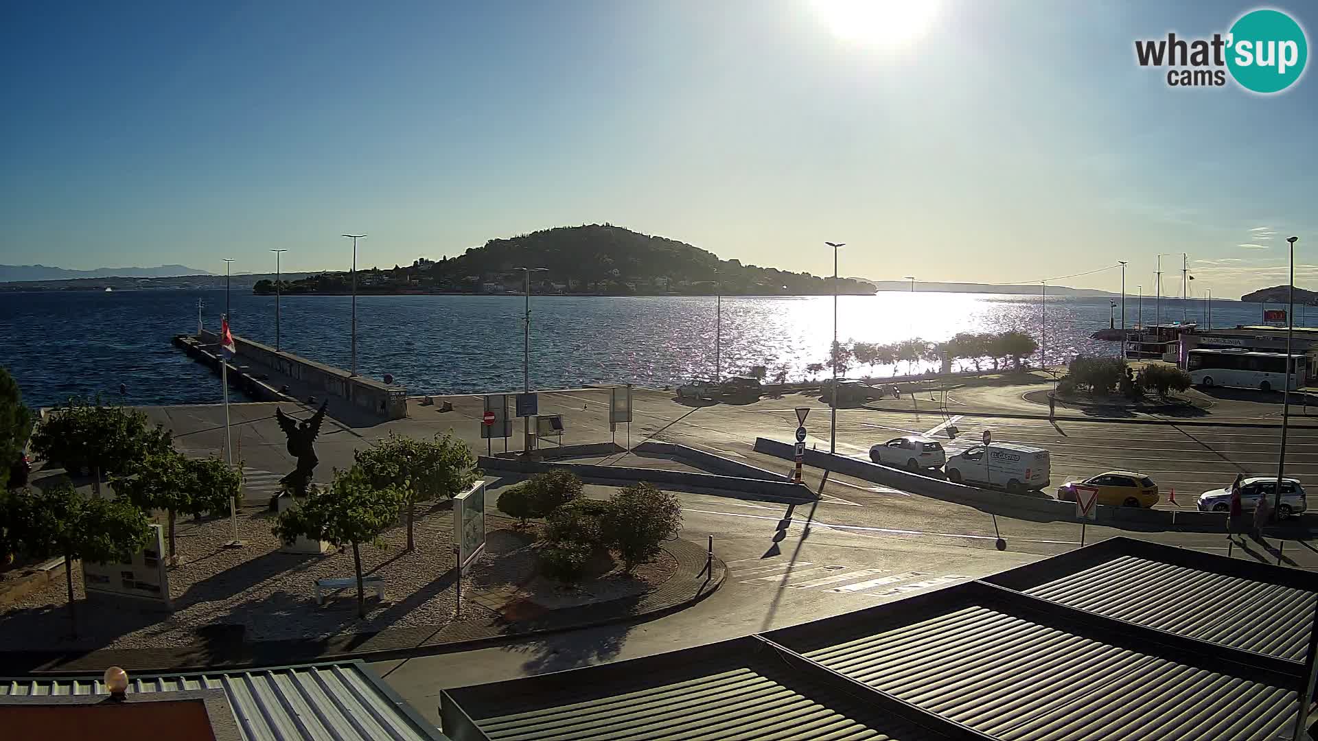 Webcam Ugliano – terminal traghetto da Preko a Zara