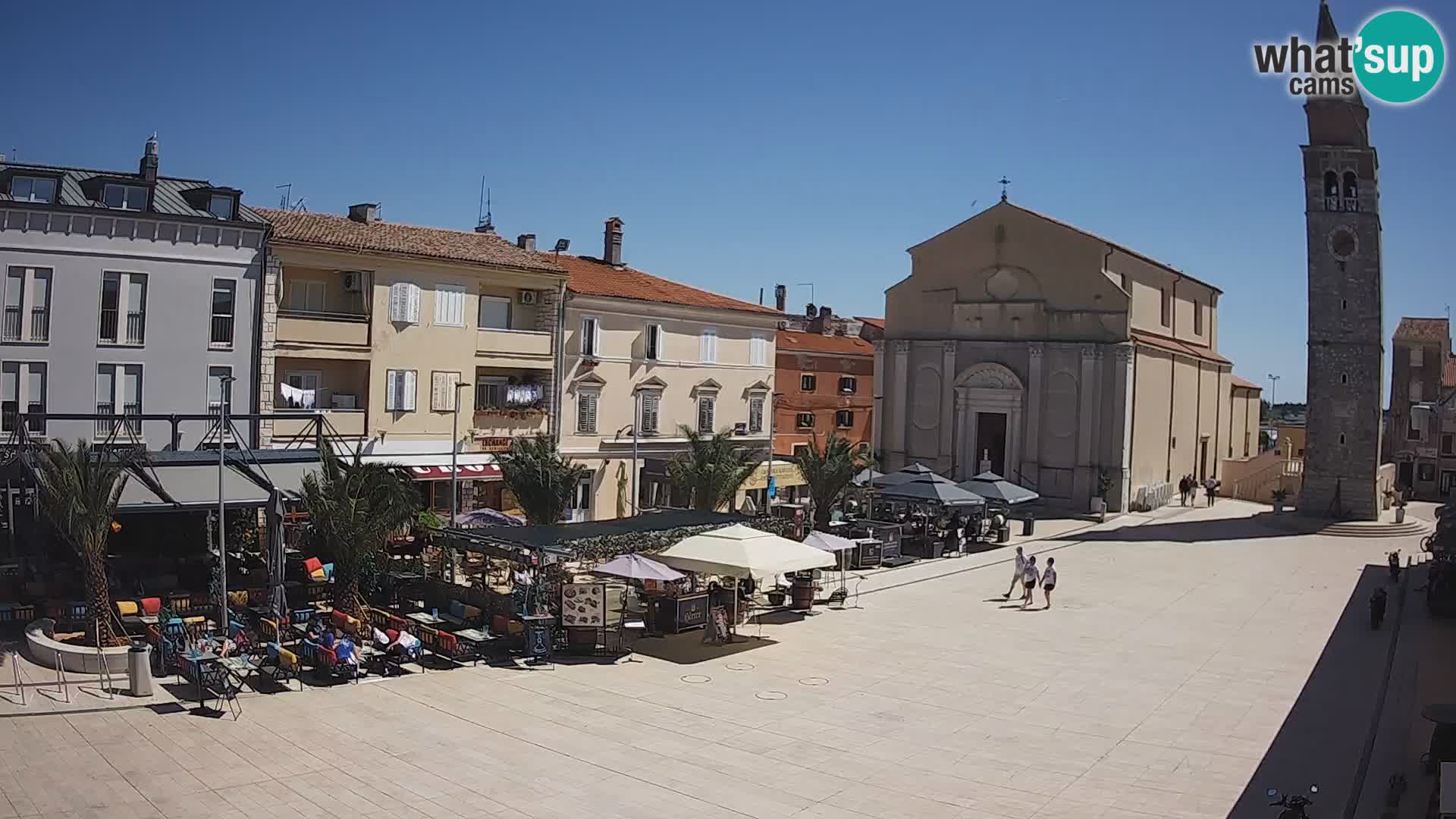 Webcam Hauptplatz in Umag