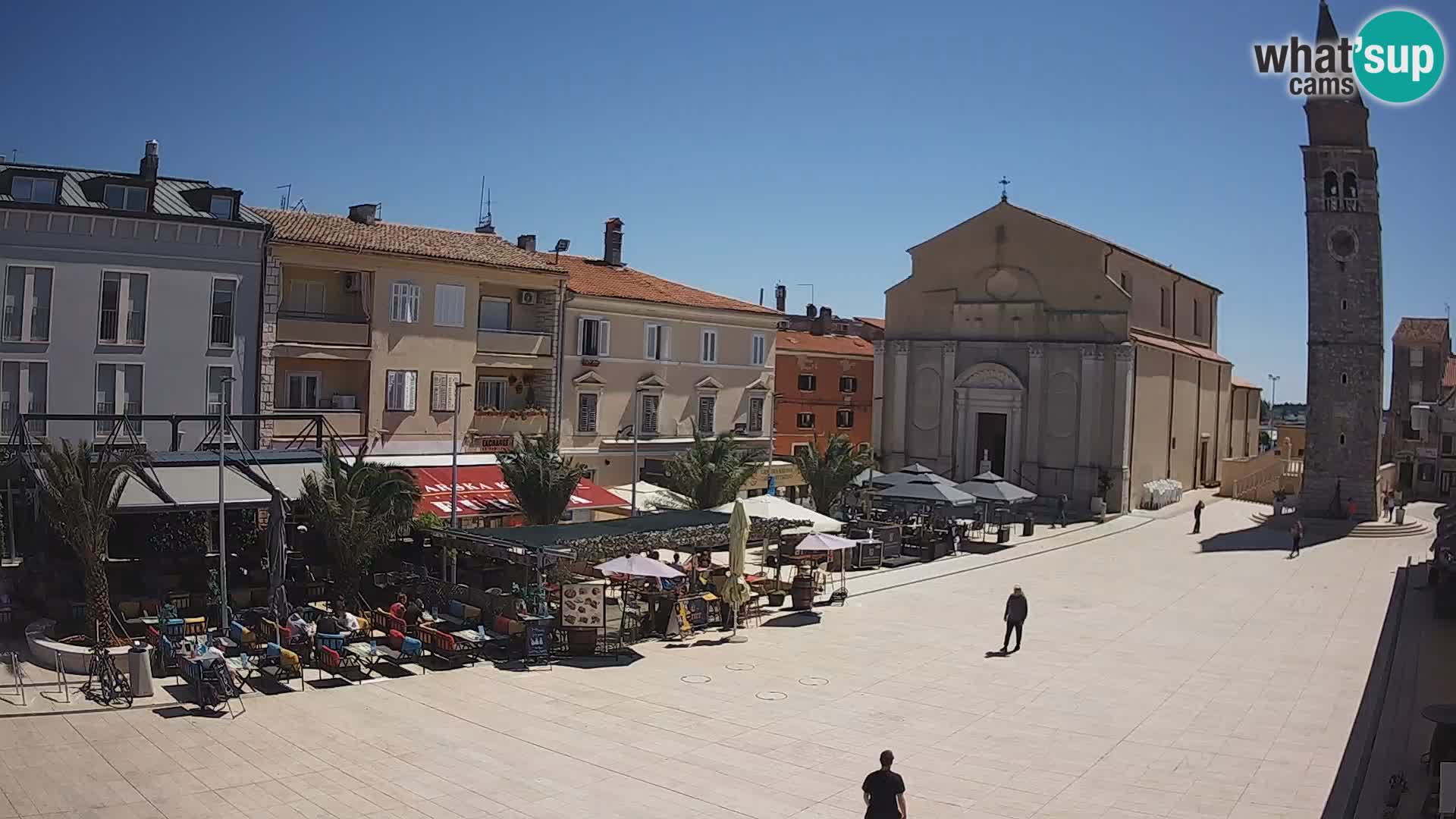 Webcam – Piazza centrale di Umago