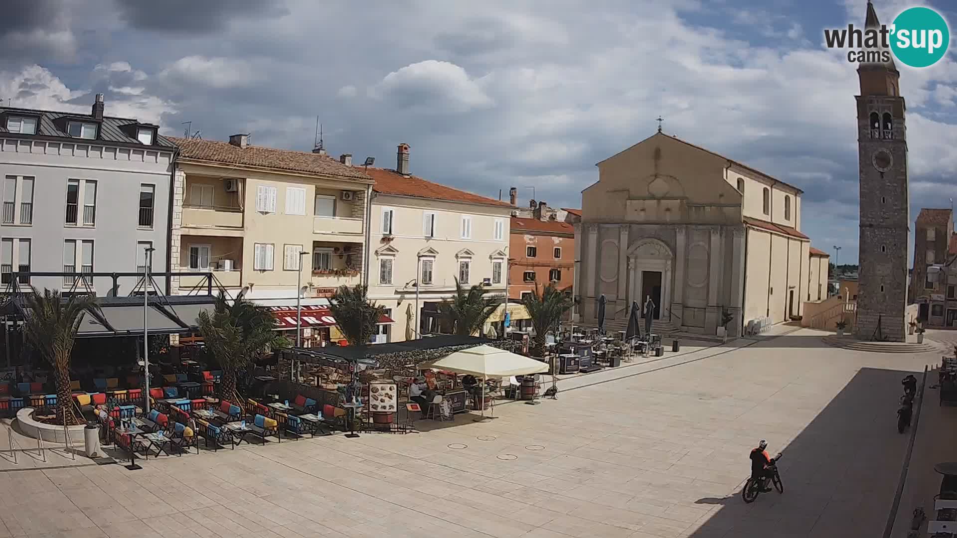 Webcam – Plaza Central en Umag