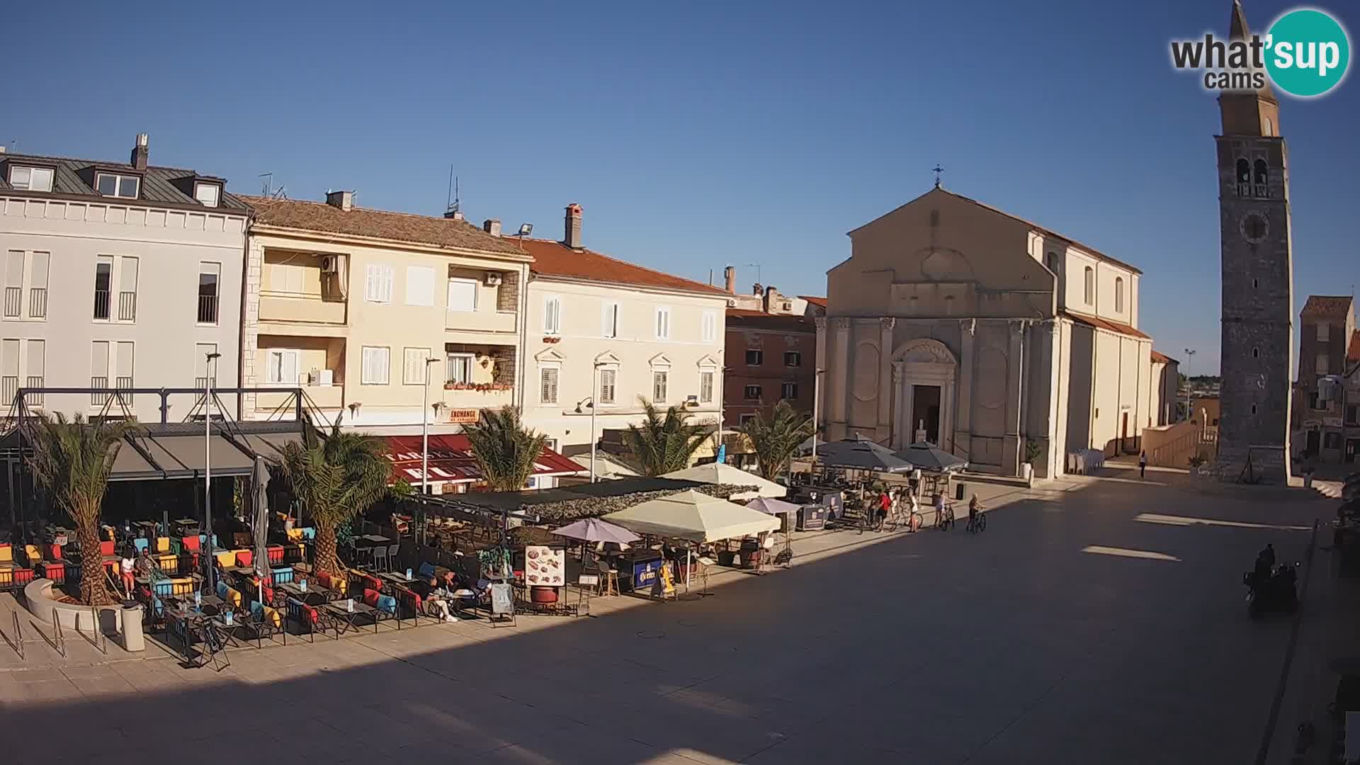 Webcam live – Place centrale dans Umag