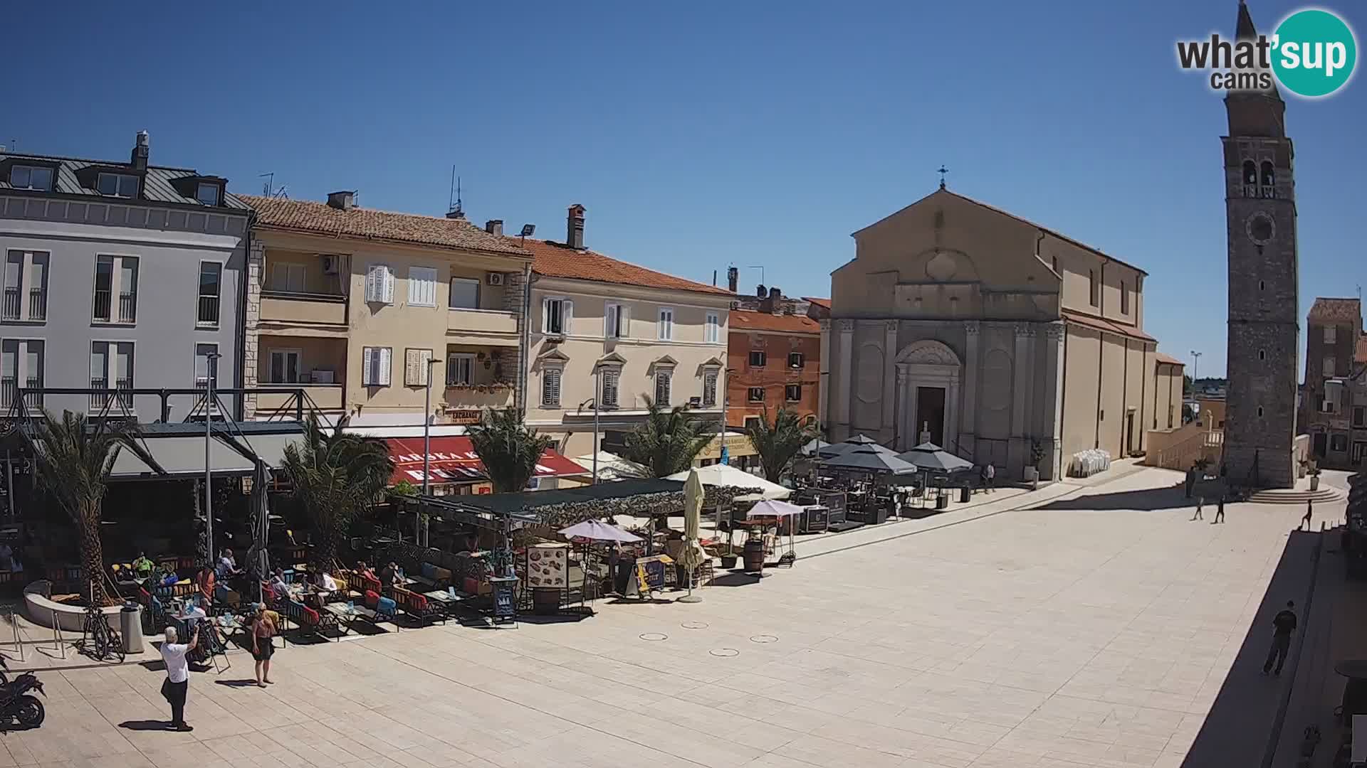 Webcam Hauptplatz in Umag