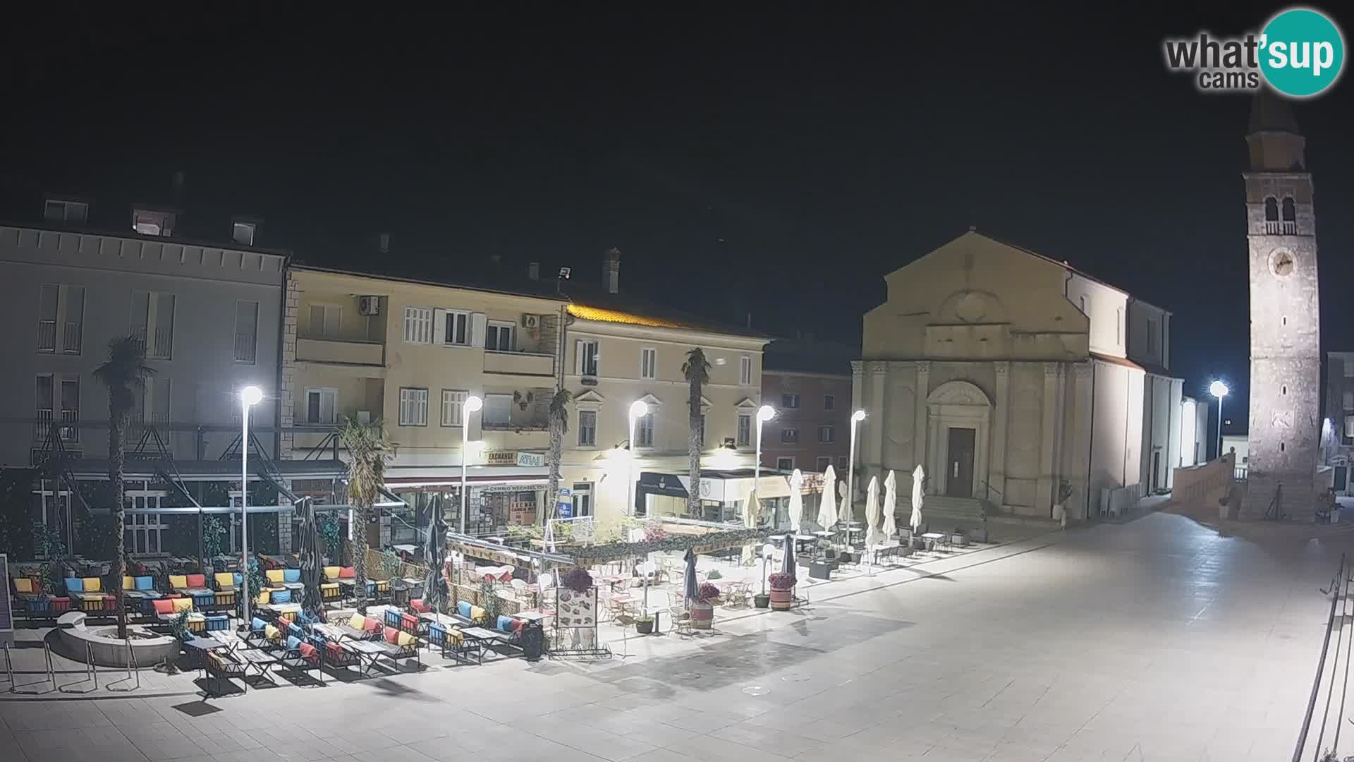 Webcam – Piazza centrale di Umago