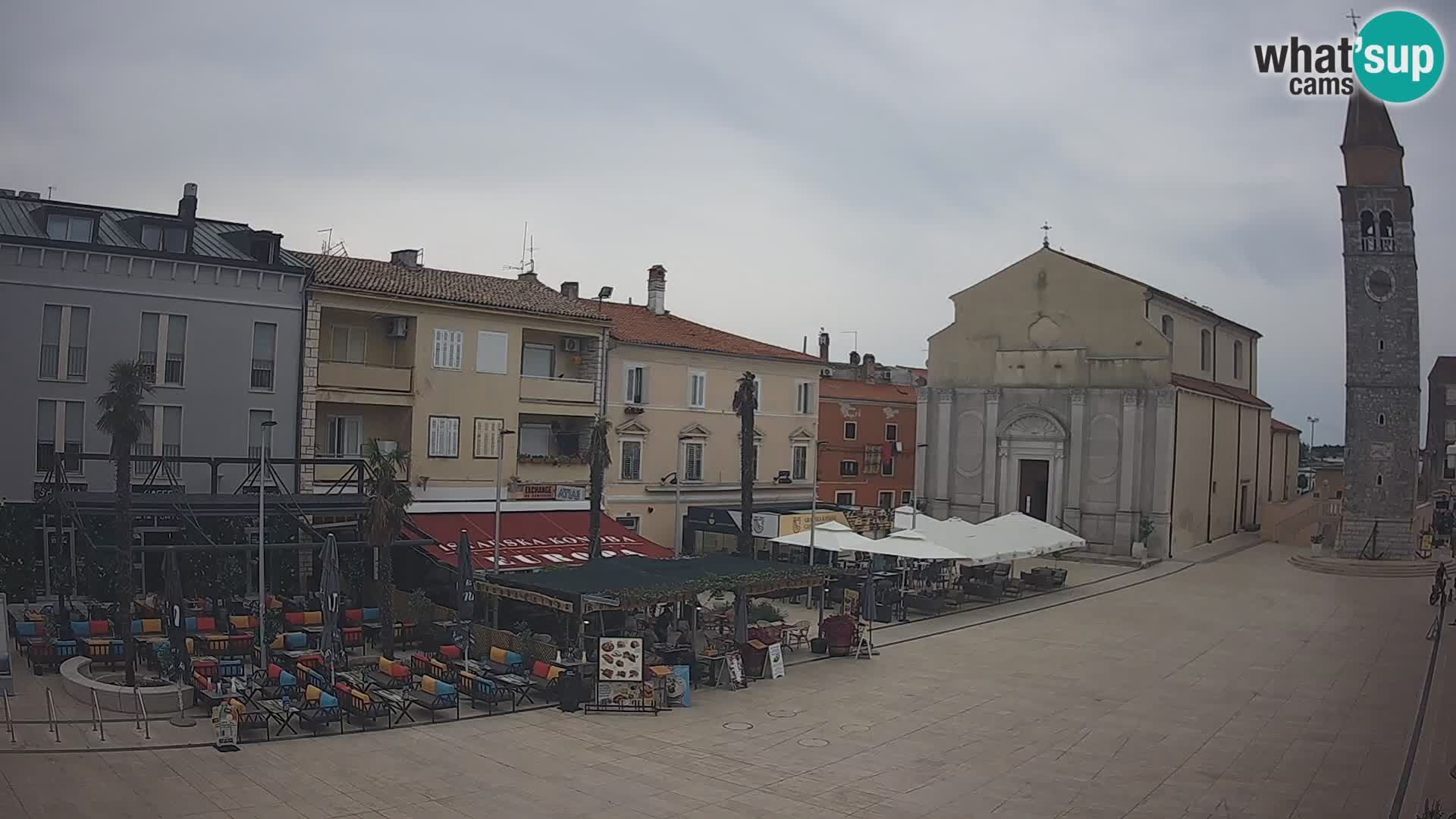 Webcam – Piazza centrale di Umago