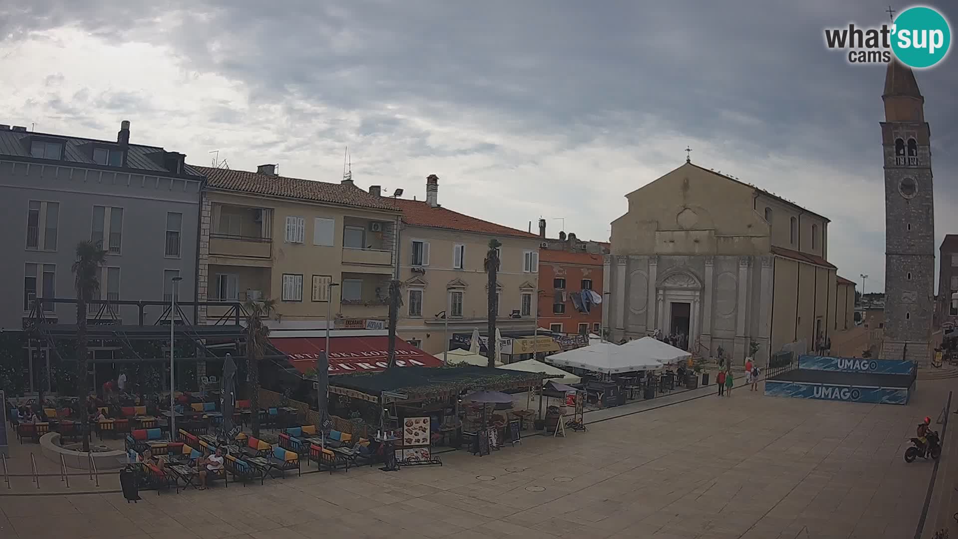 Webcam – Piazza centrale di Umago