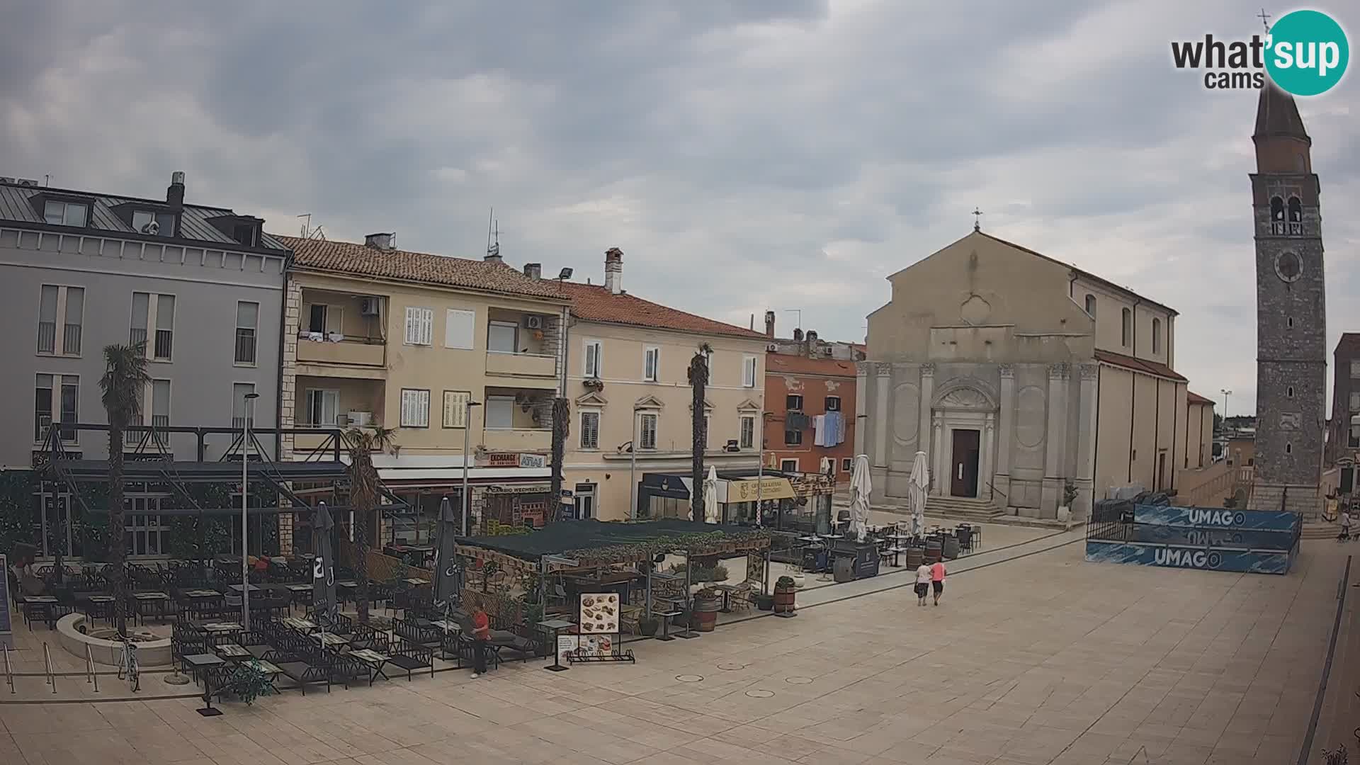 Webcam – Piazza centrale di Umago