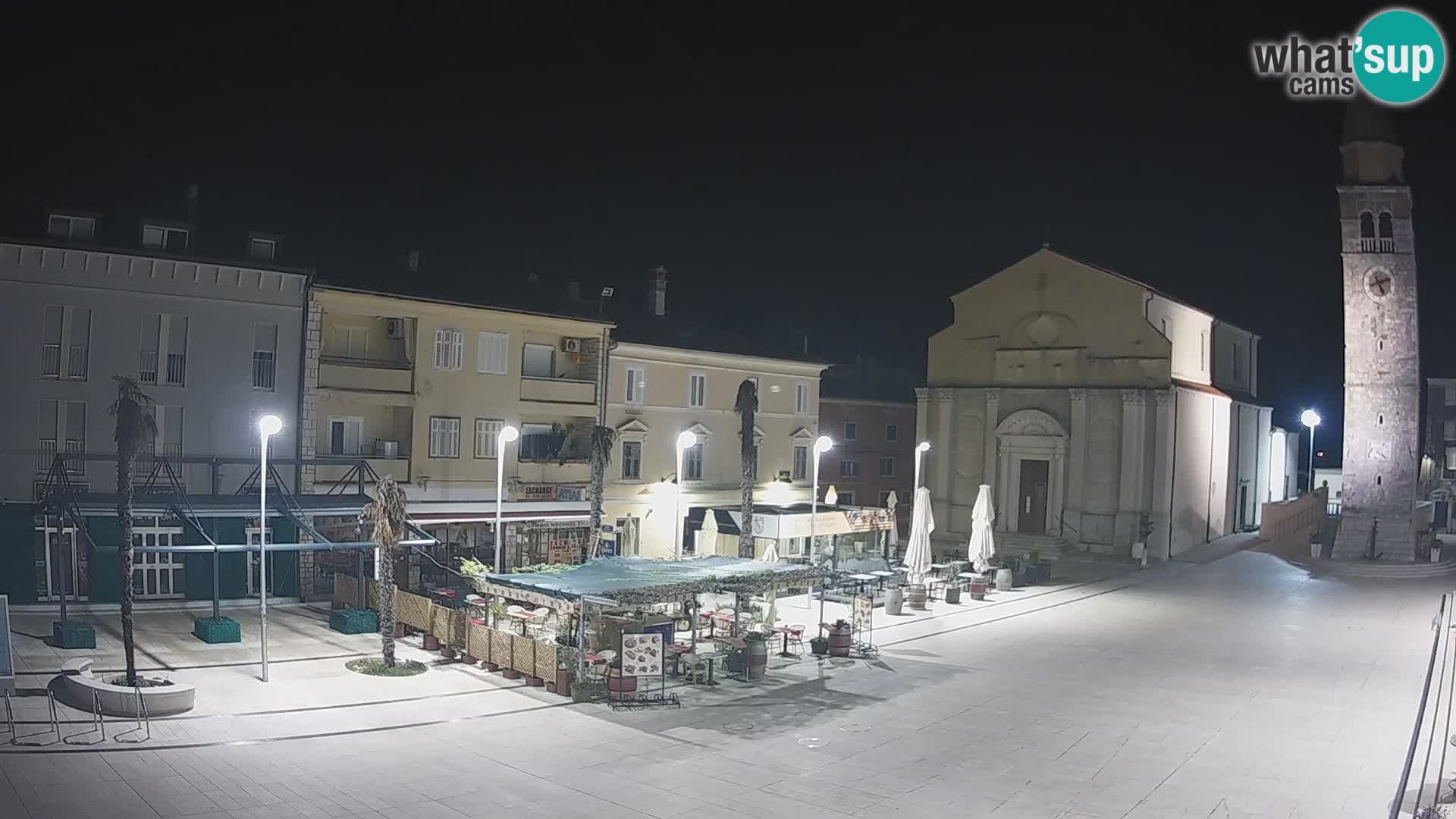 Webcam – Piazza centrale di Umago