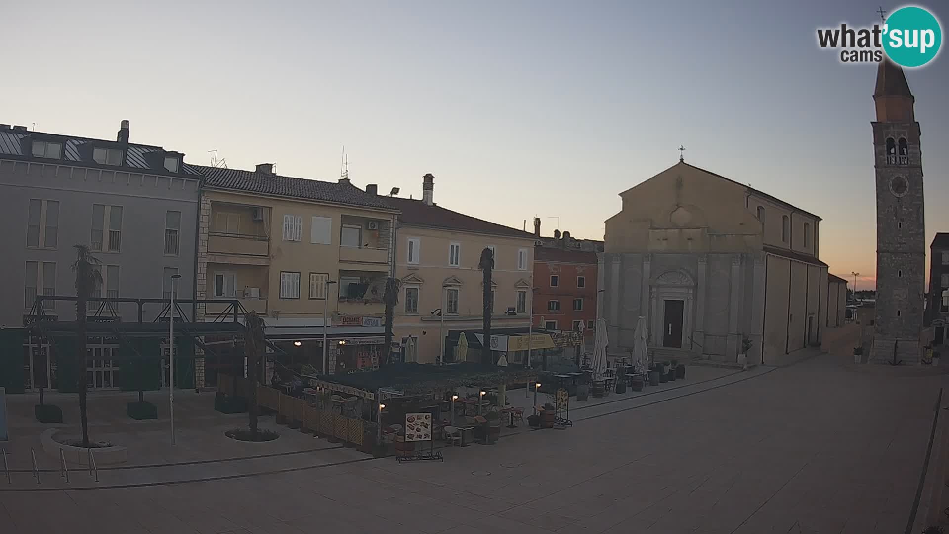 Webcam – Plaza Central en Umag