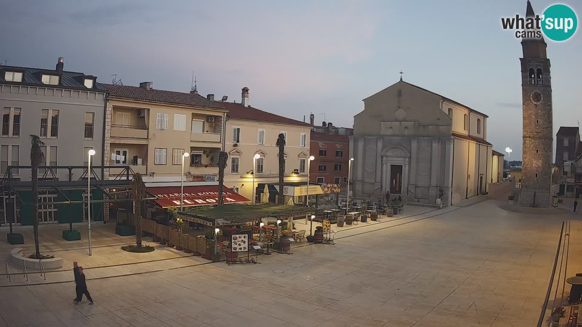 Webcam Hauptplatz in Umag