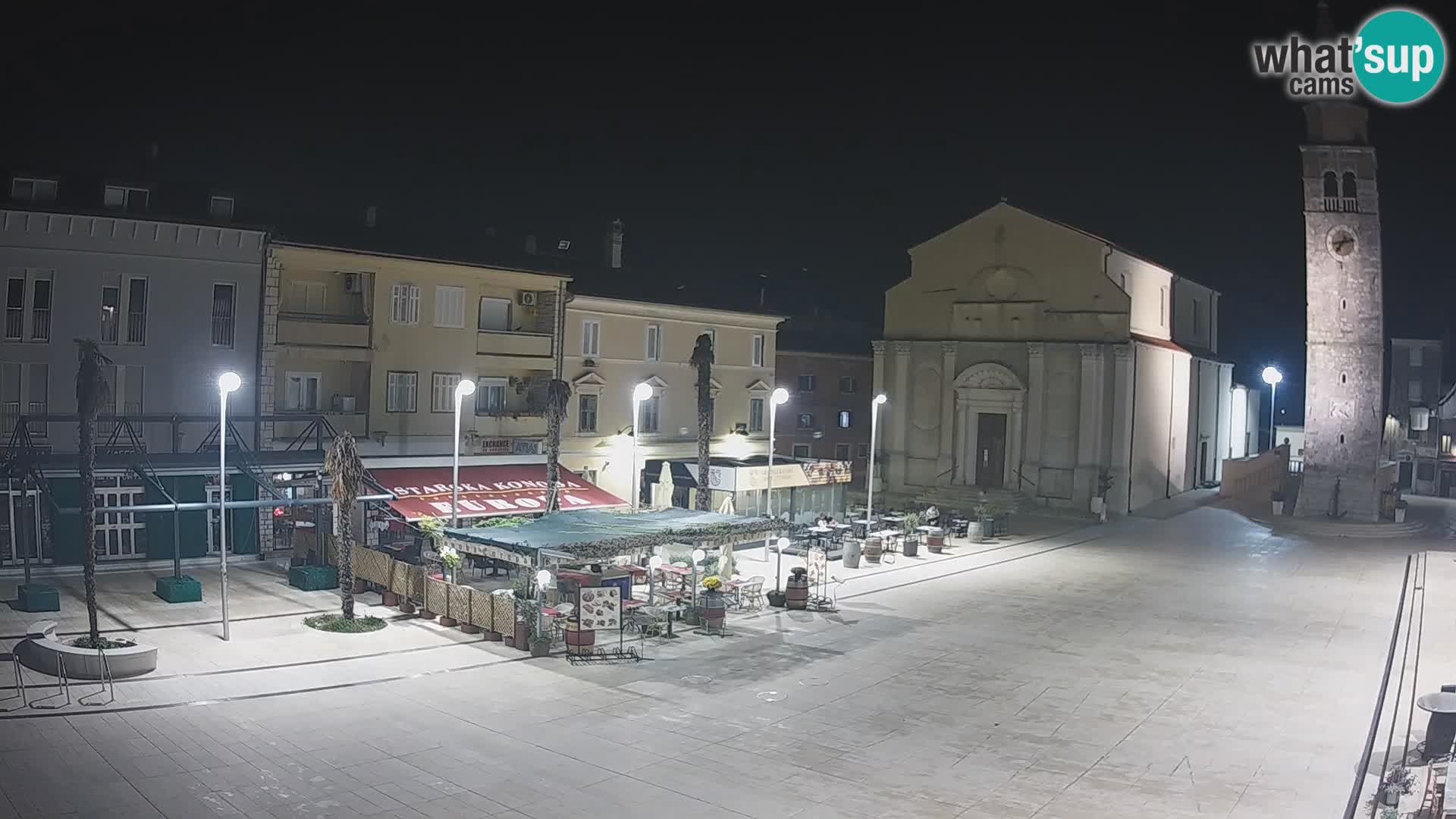 Webcam – Piazza centrale di Umago