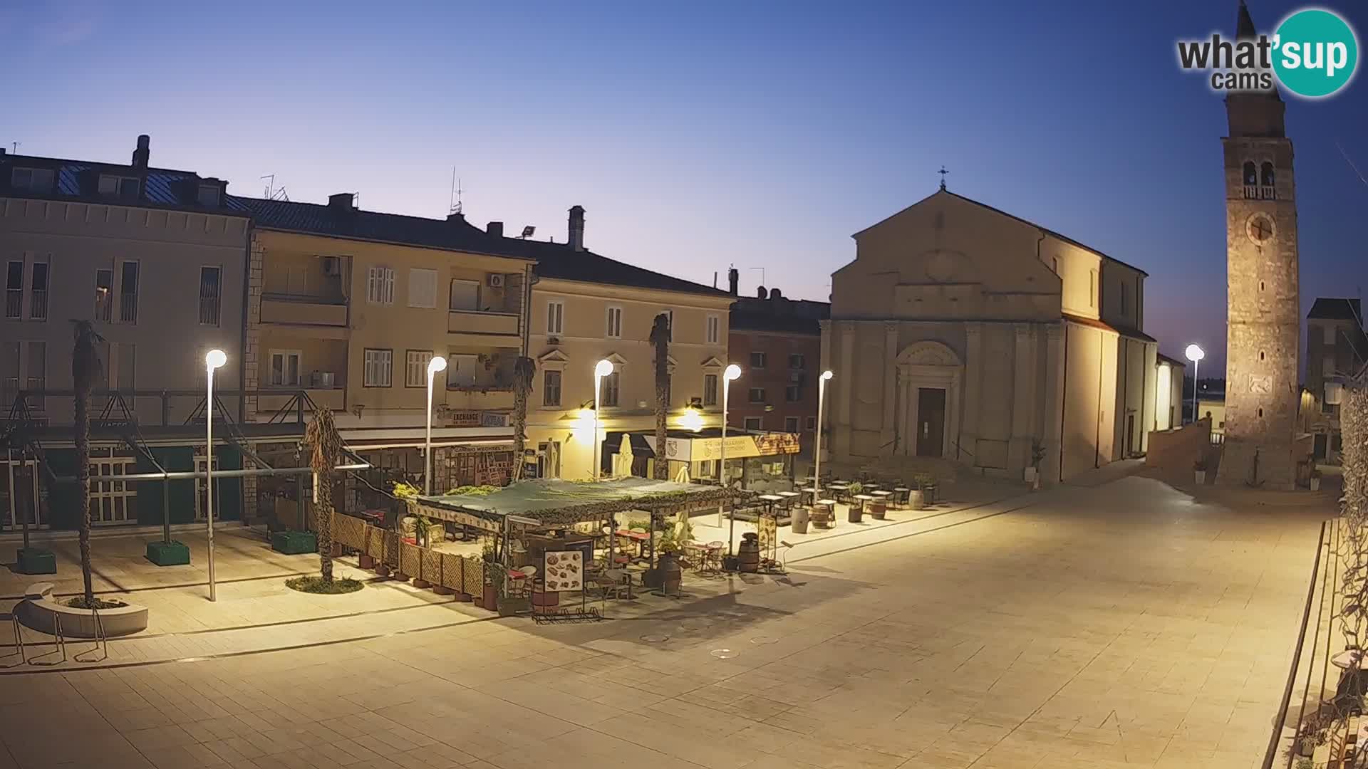 Webcam – Plaza Central en Umag