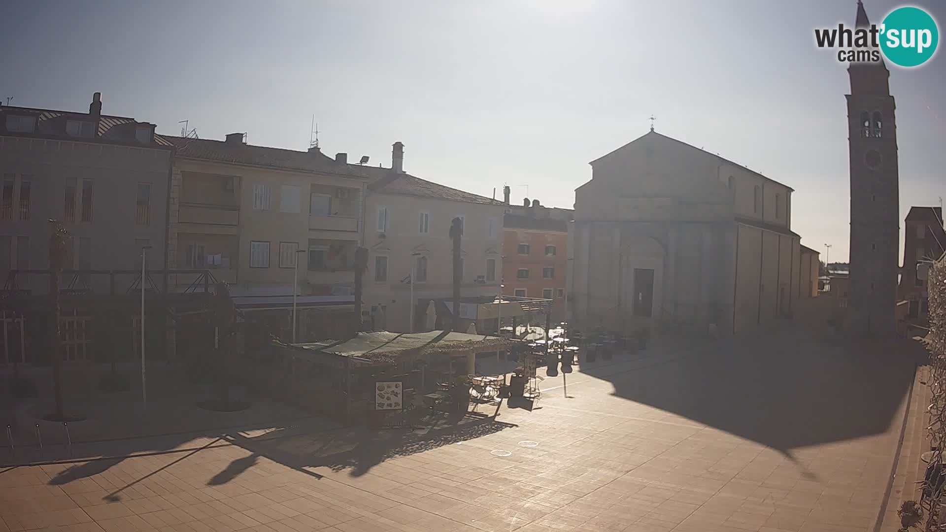 Webcam – Piazza centrale di Umago