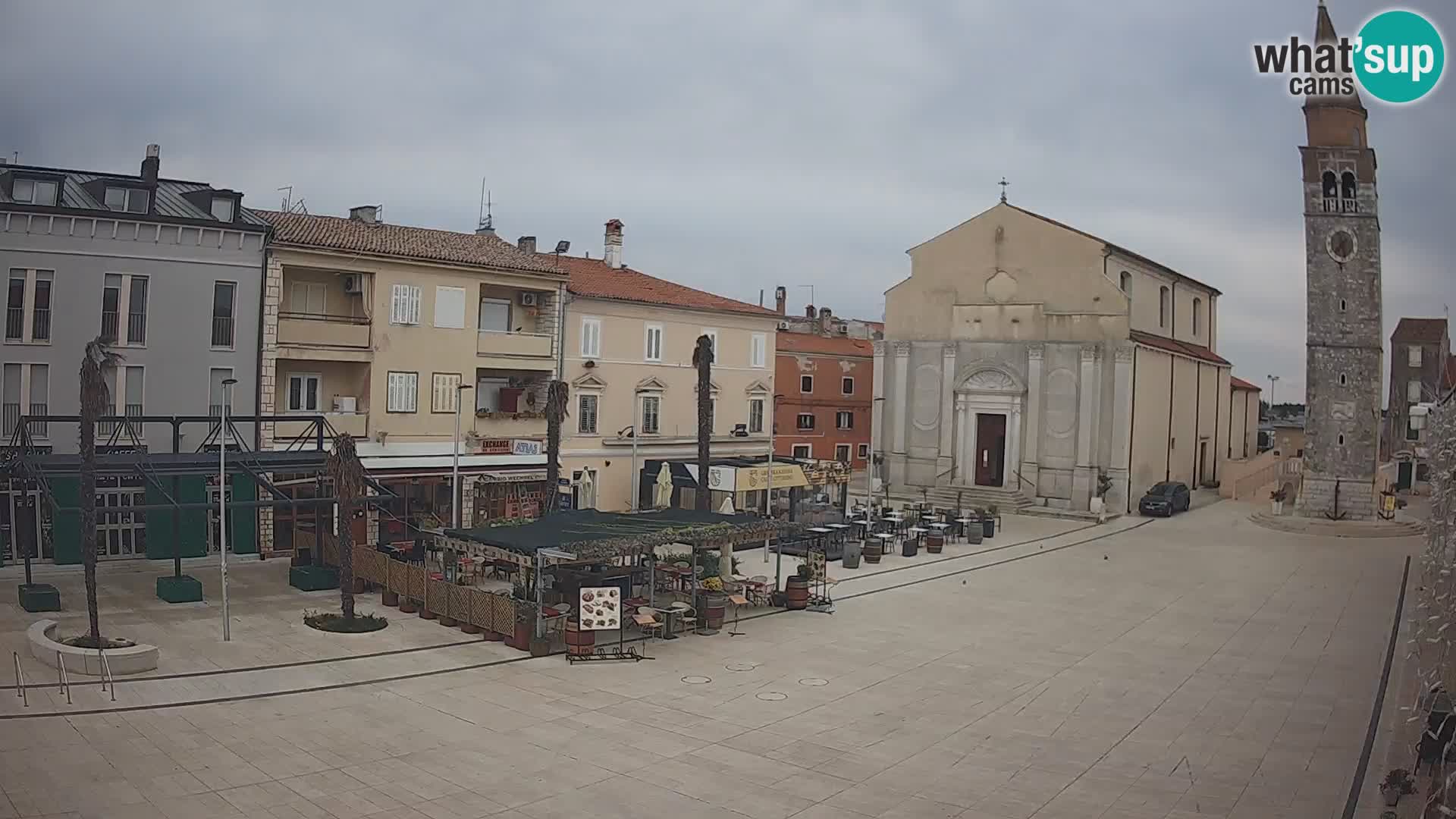 Webcam – Plaza Central en Umag