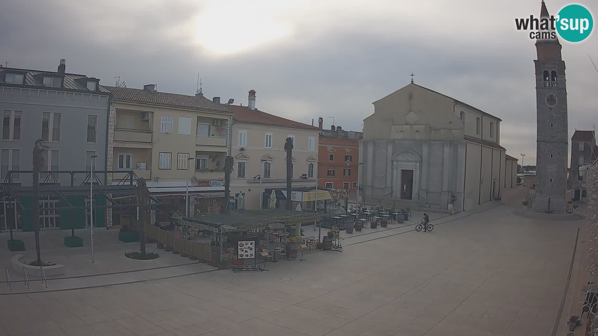 Webcam – Plaza Central en Umag