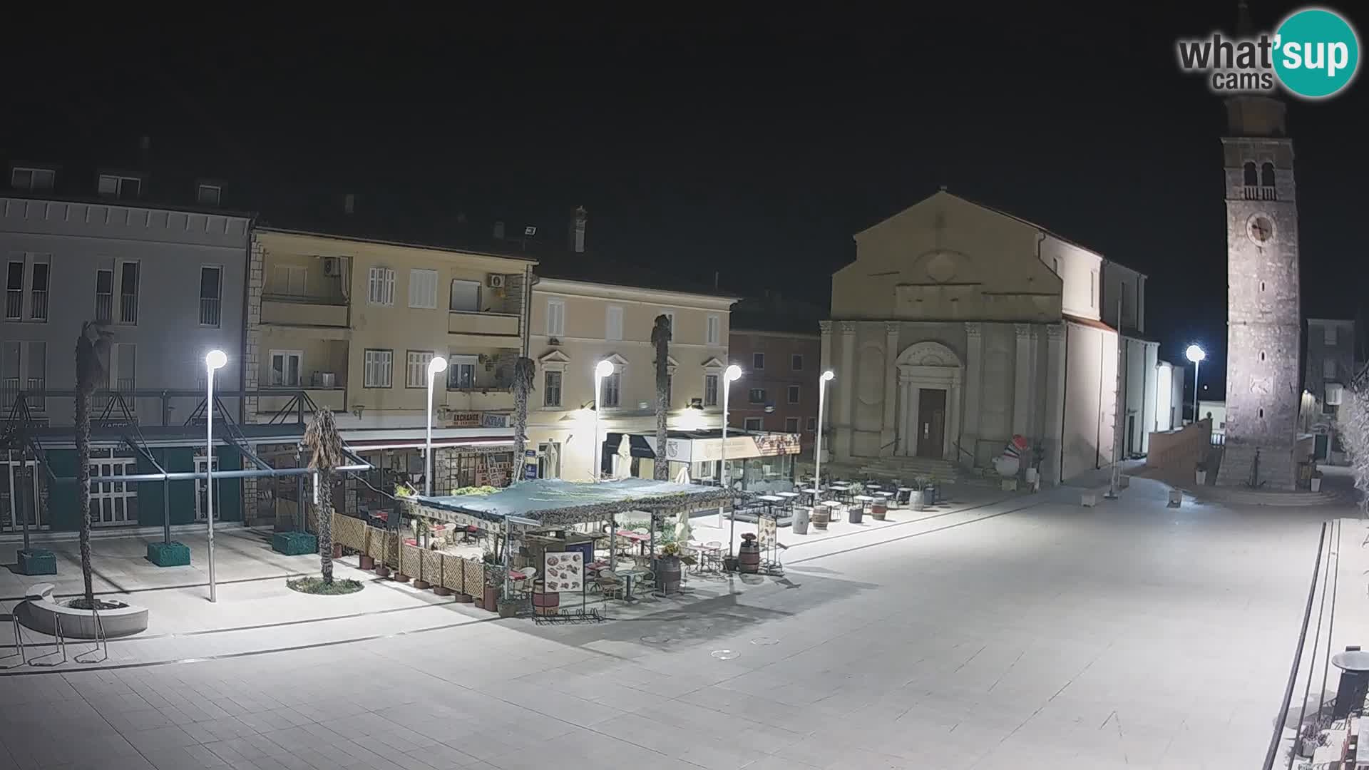 Webcam – Plaza Central en Umag