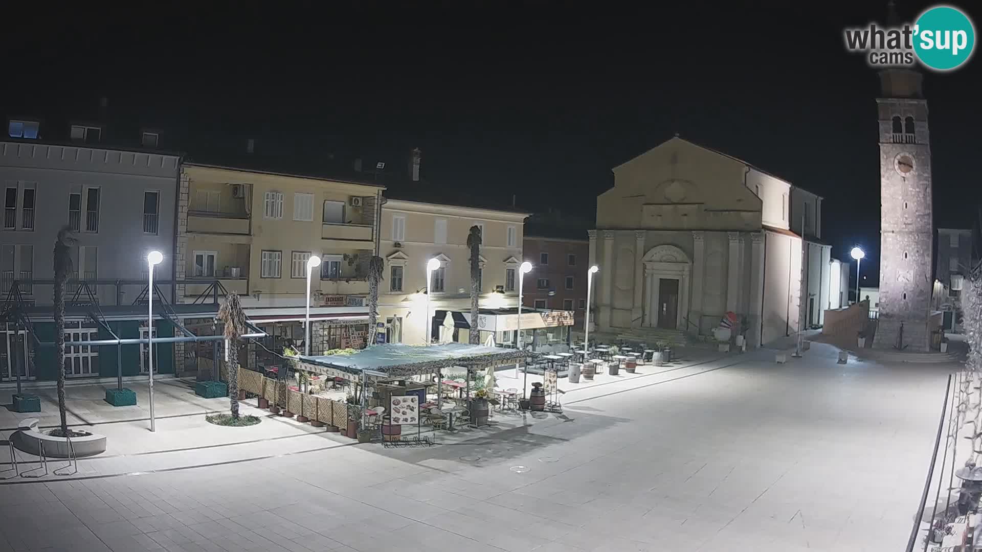 Webcam – Plaza Central en Umag