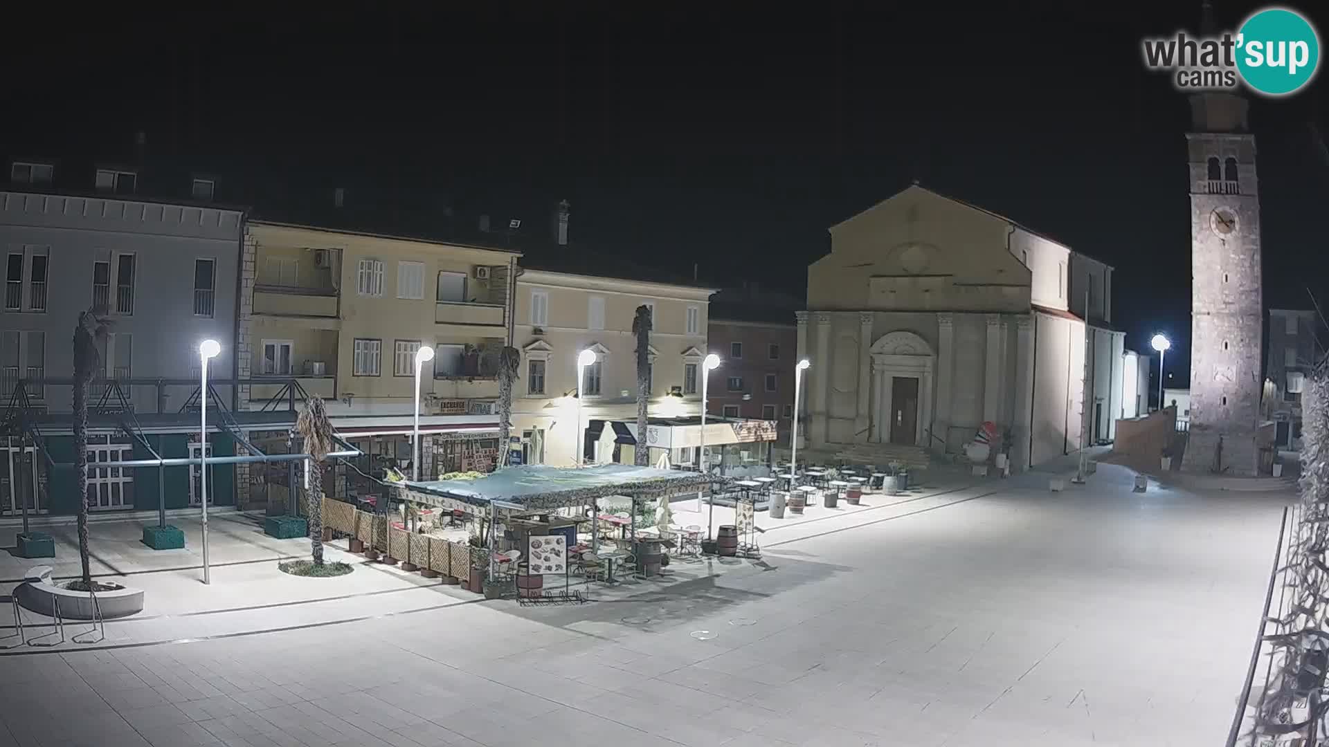 Webcam Hauptplatz in Umag