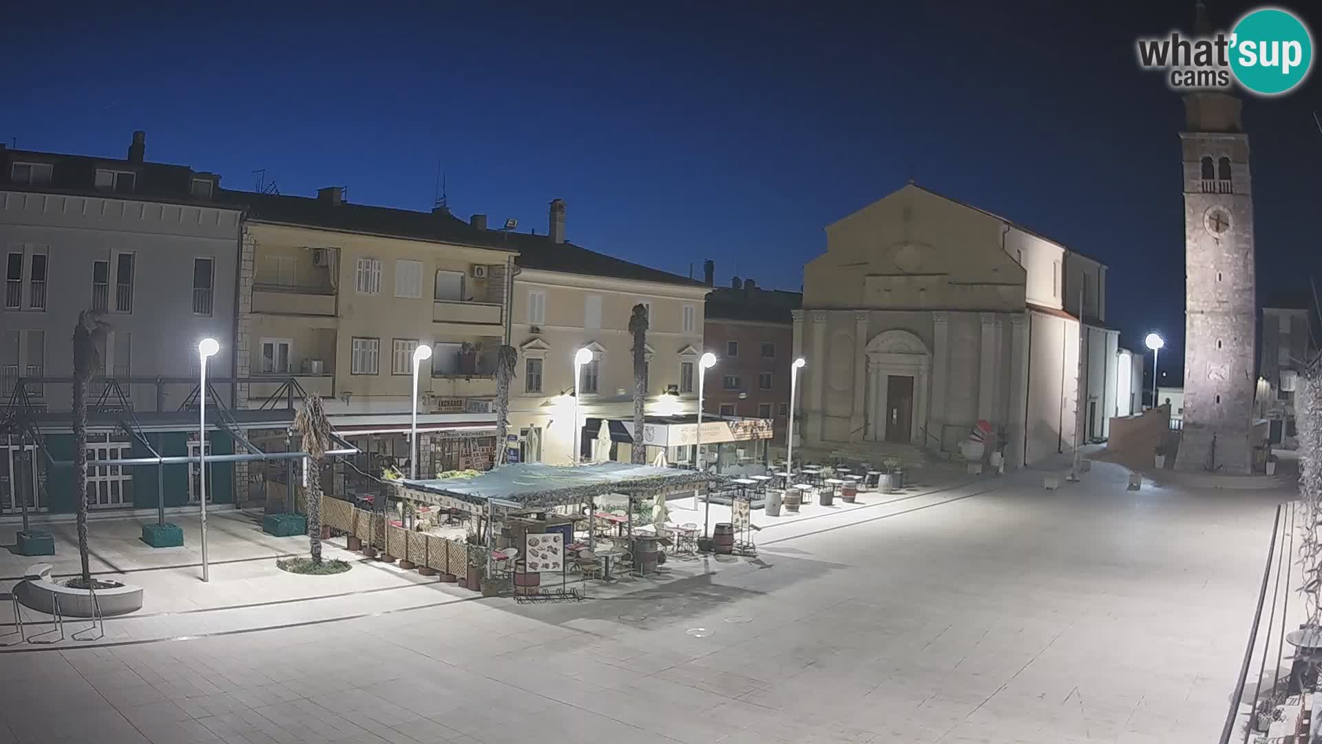 Webcam Hauptplatz in Umag