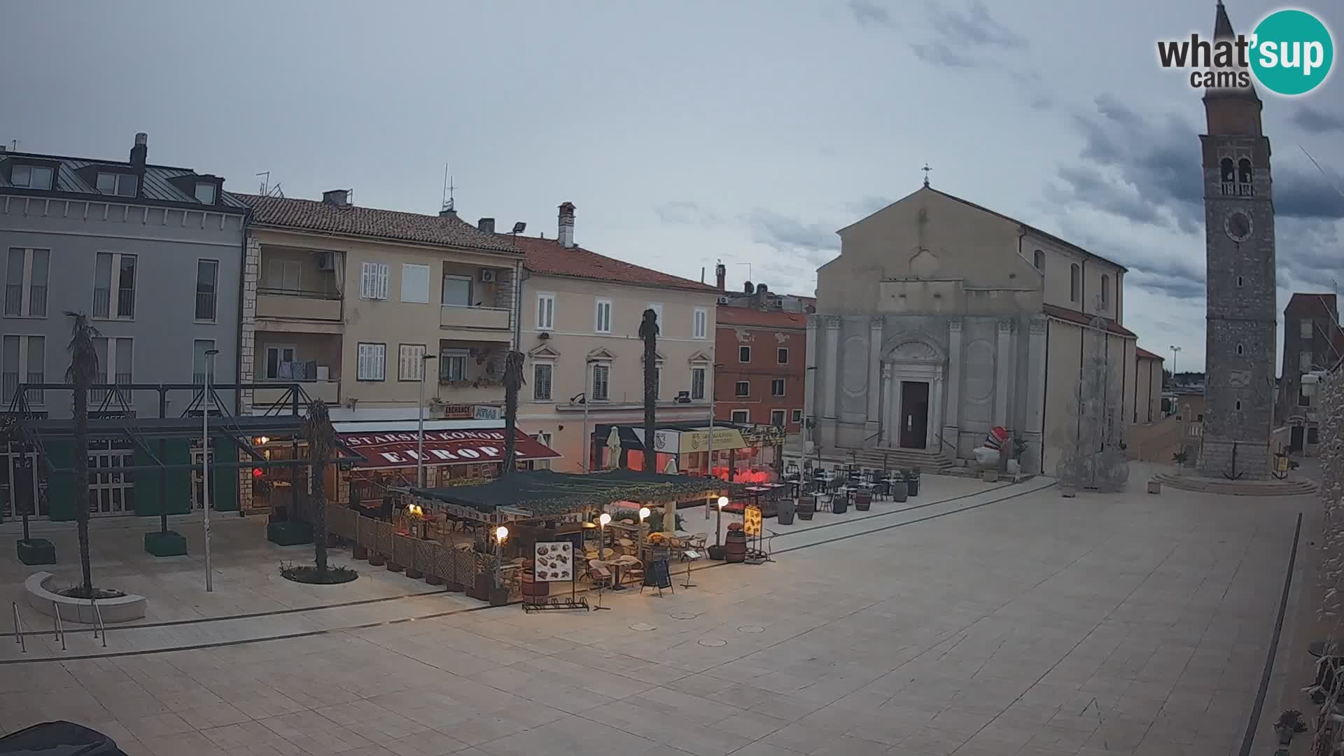 Webcam – Piazza centrale di Umago