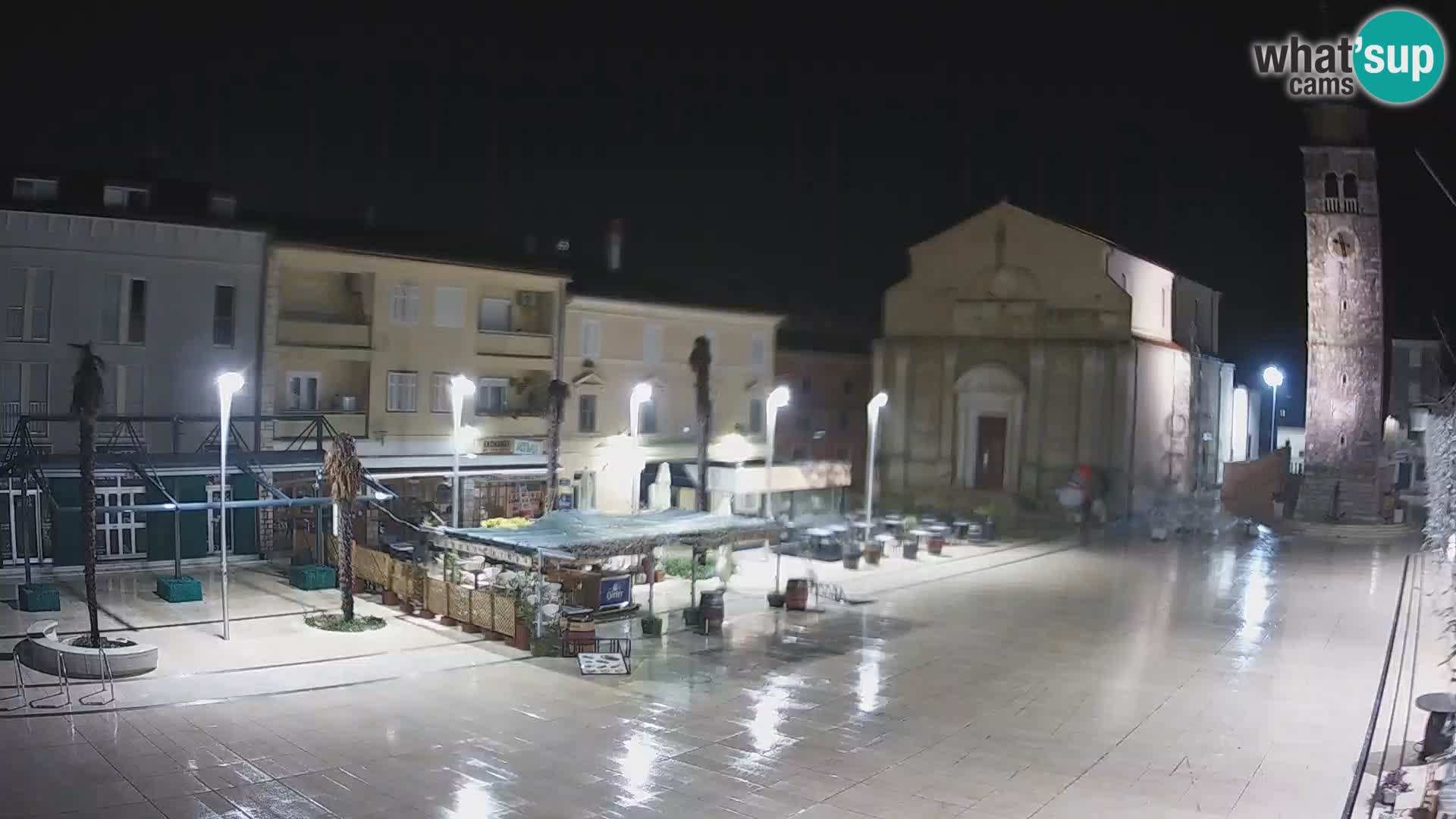 Webcam Hauptplatz in Umag