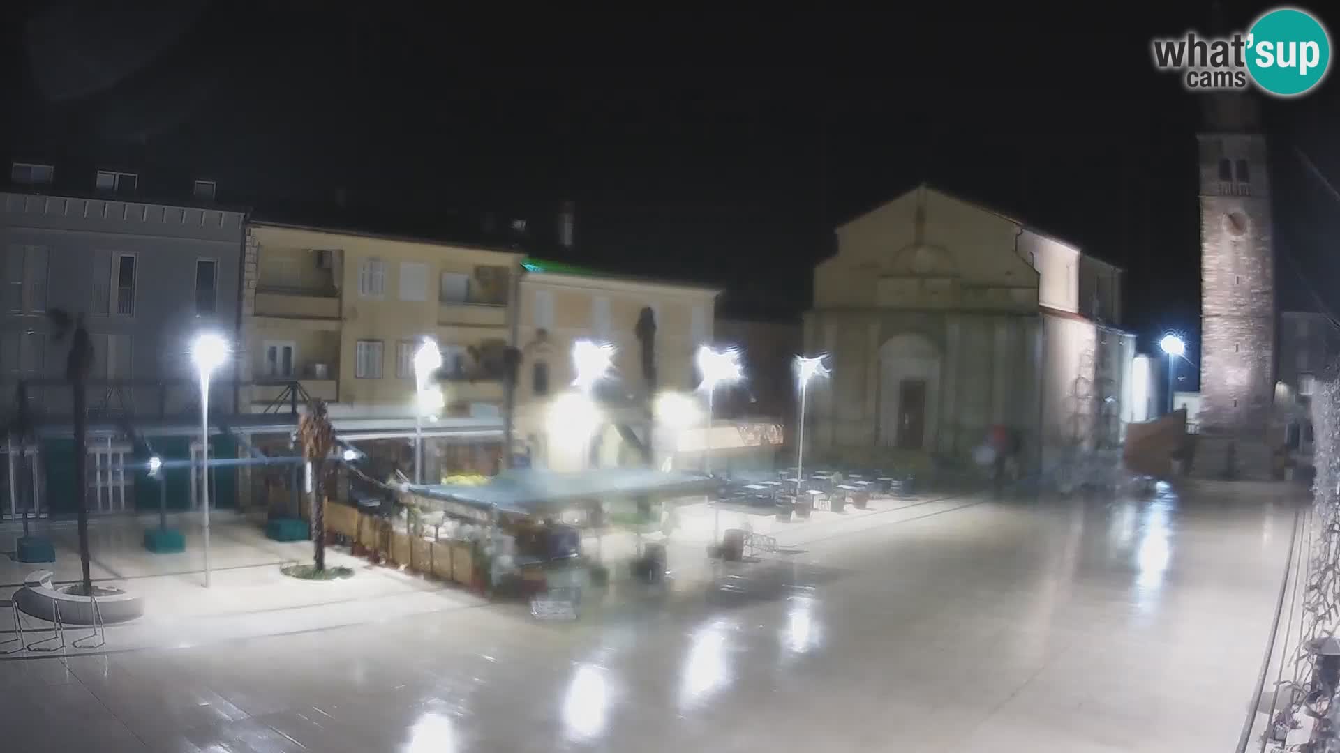 Webcam Hauptplatz in Umag