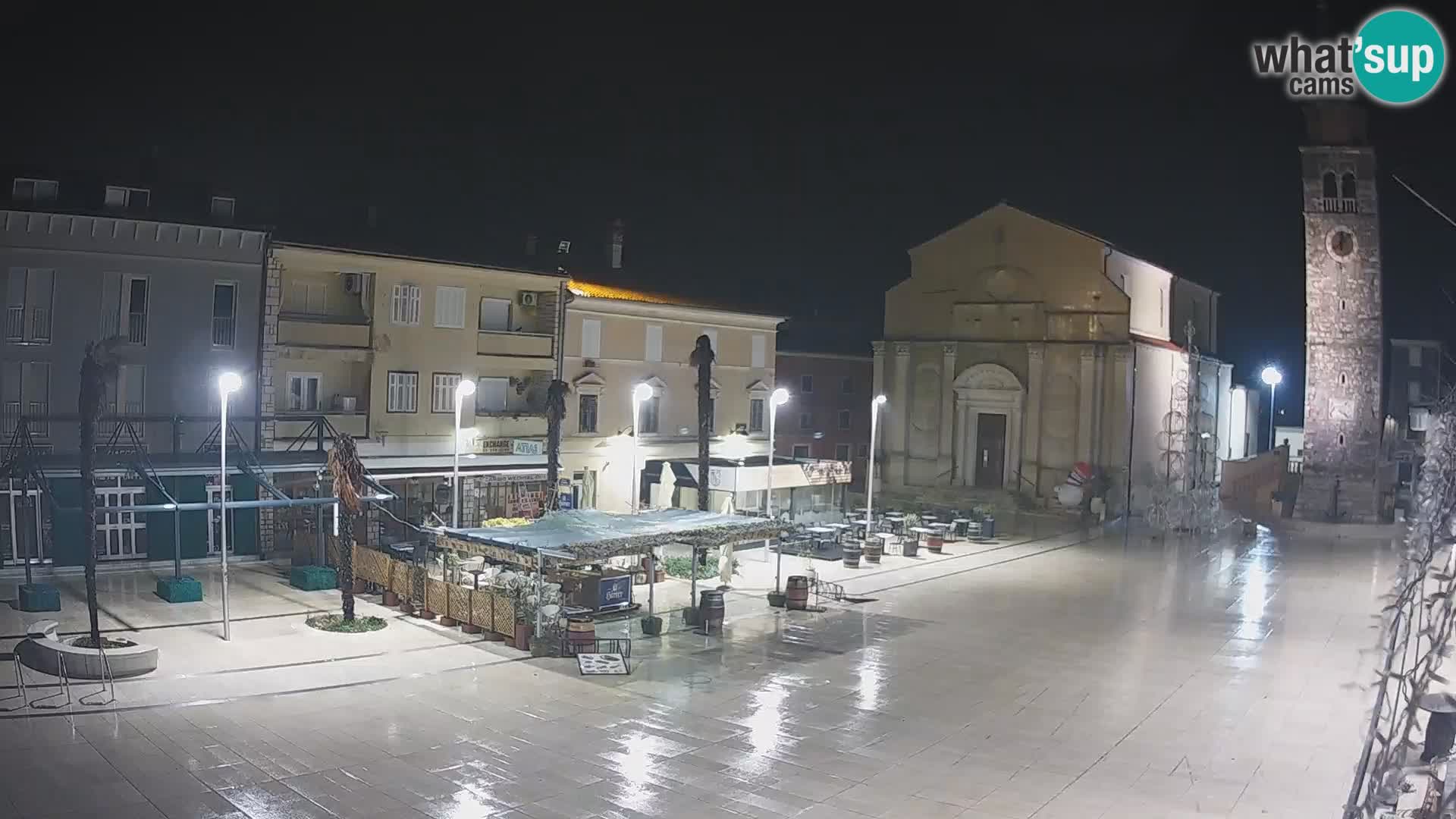 Webcam Hauptplatz in Umag