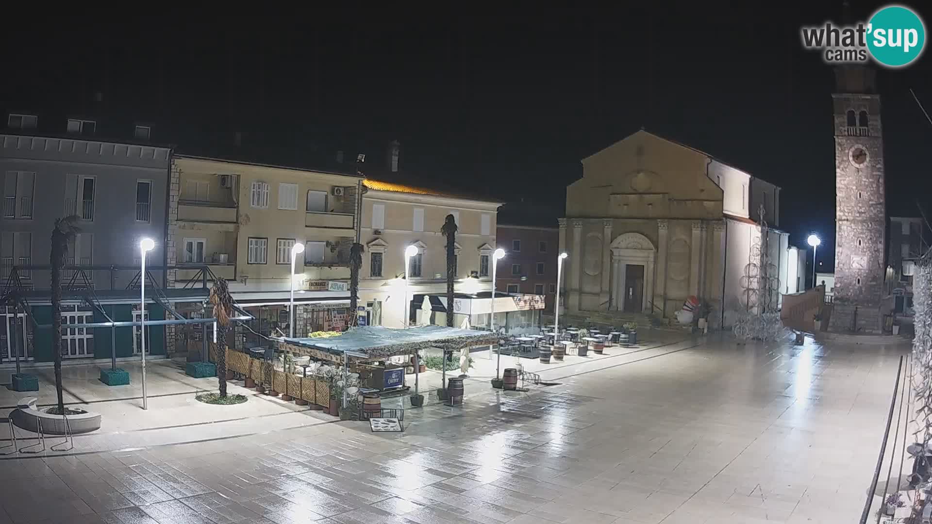 Webcam Hauptplatz in Umag