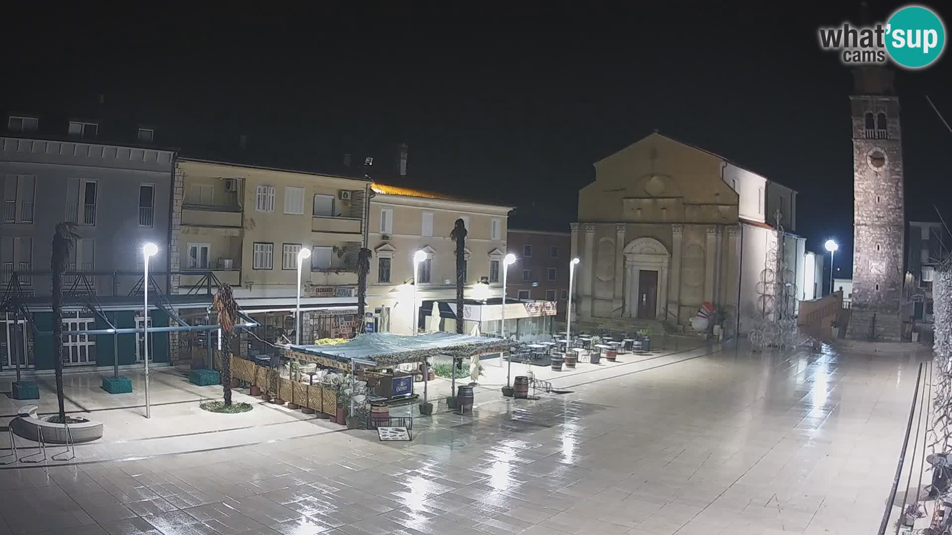 Webcam – Piazza centrale di Umago