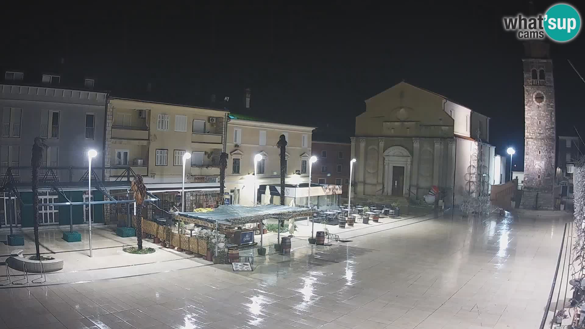 Webcam Hauptplatz in Umag