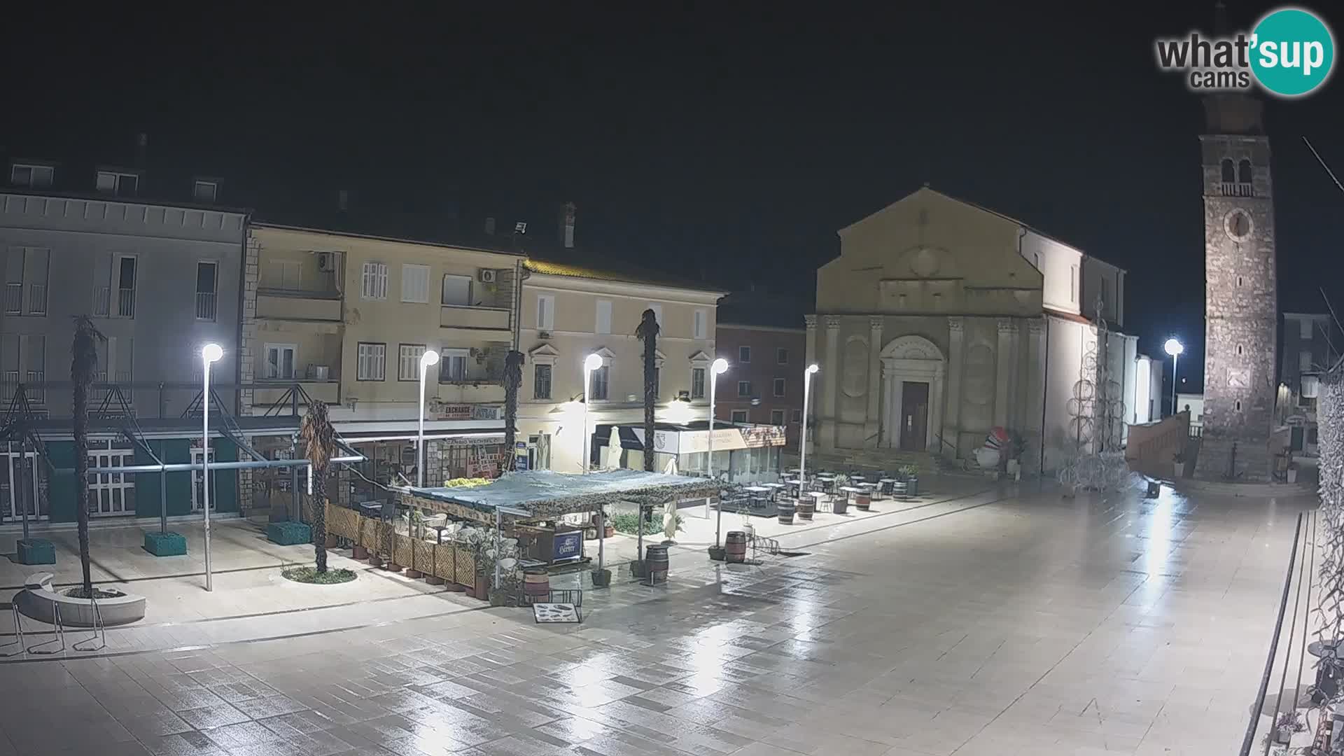 Webcam Hauptplatz in Umag