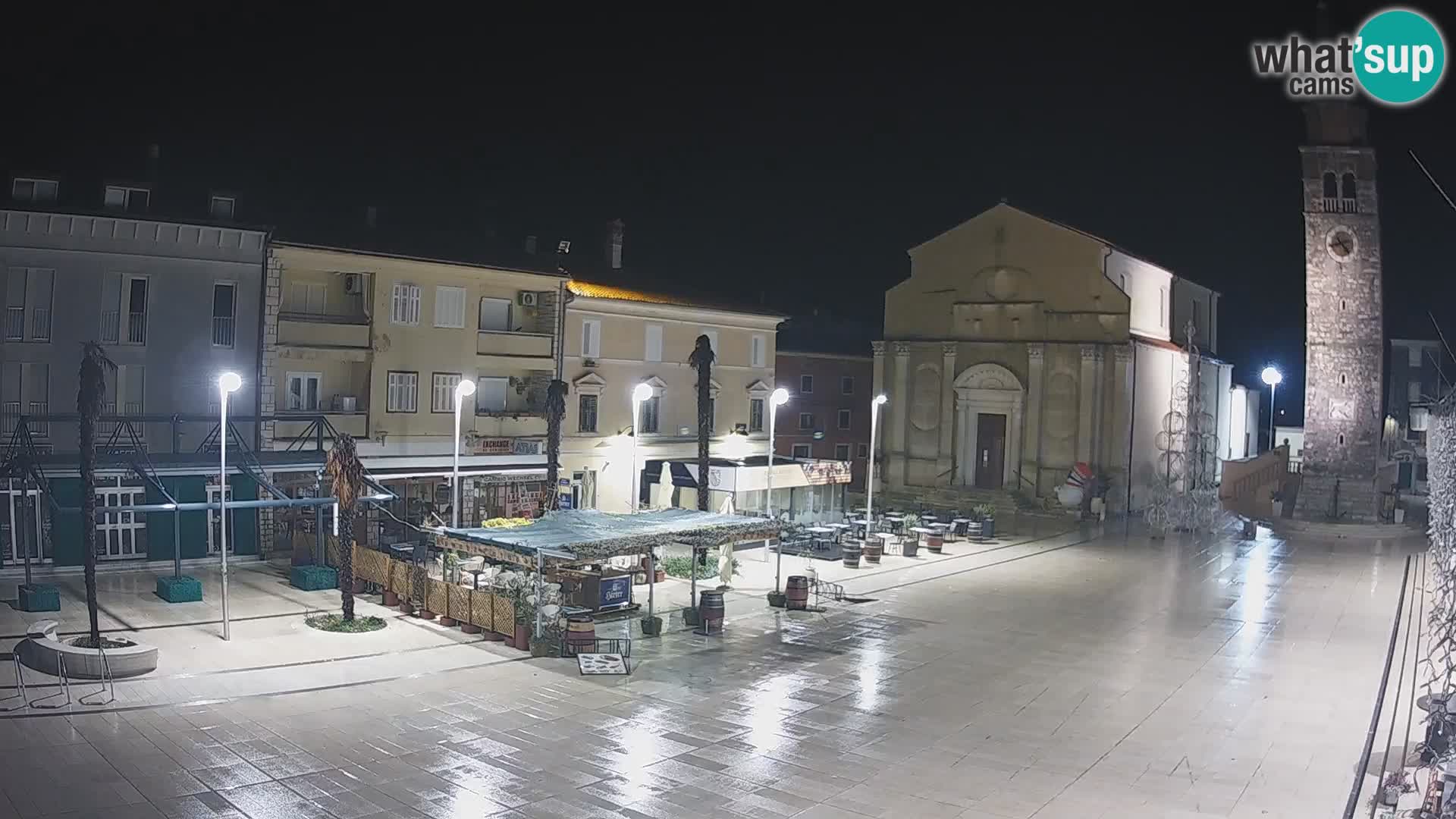 Webcam – Piazza centrale di Umago