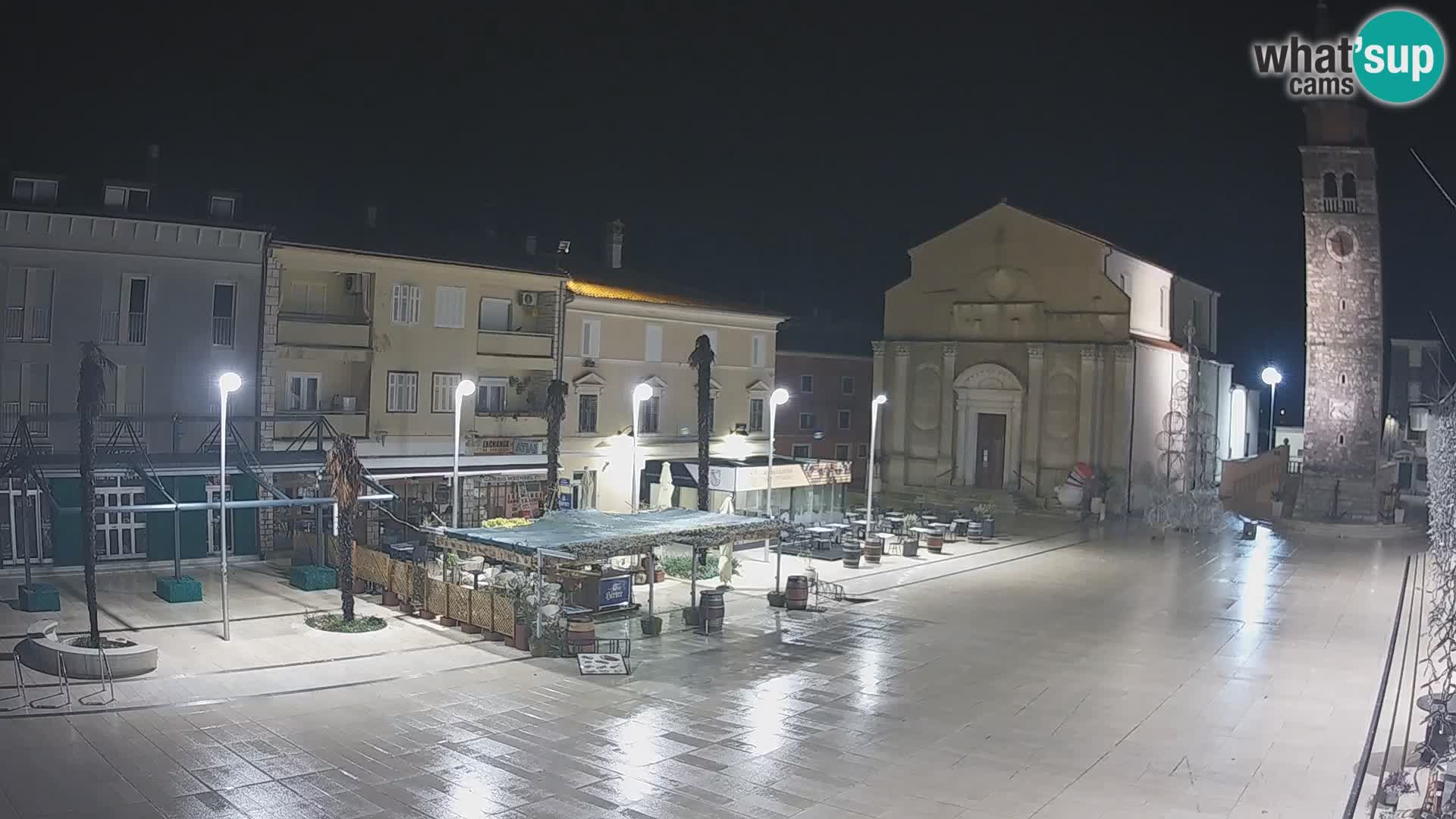 Webcam – Plaza Central en Umag