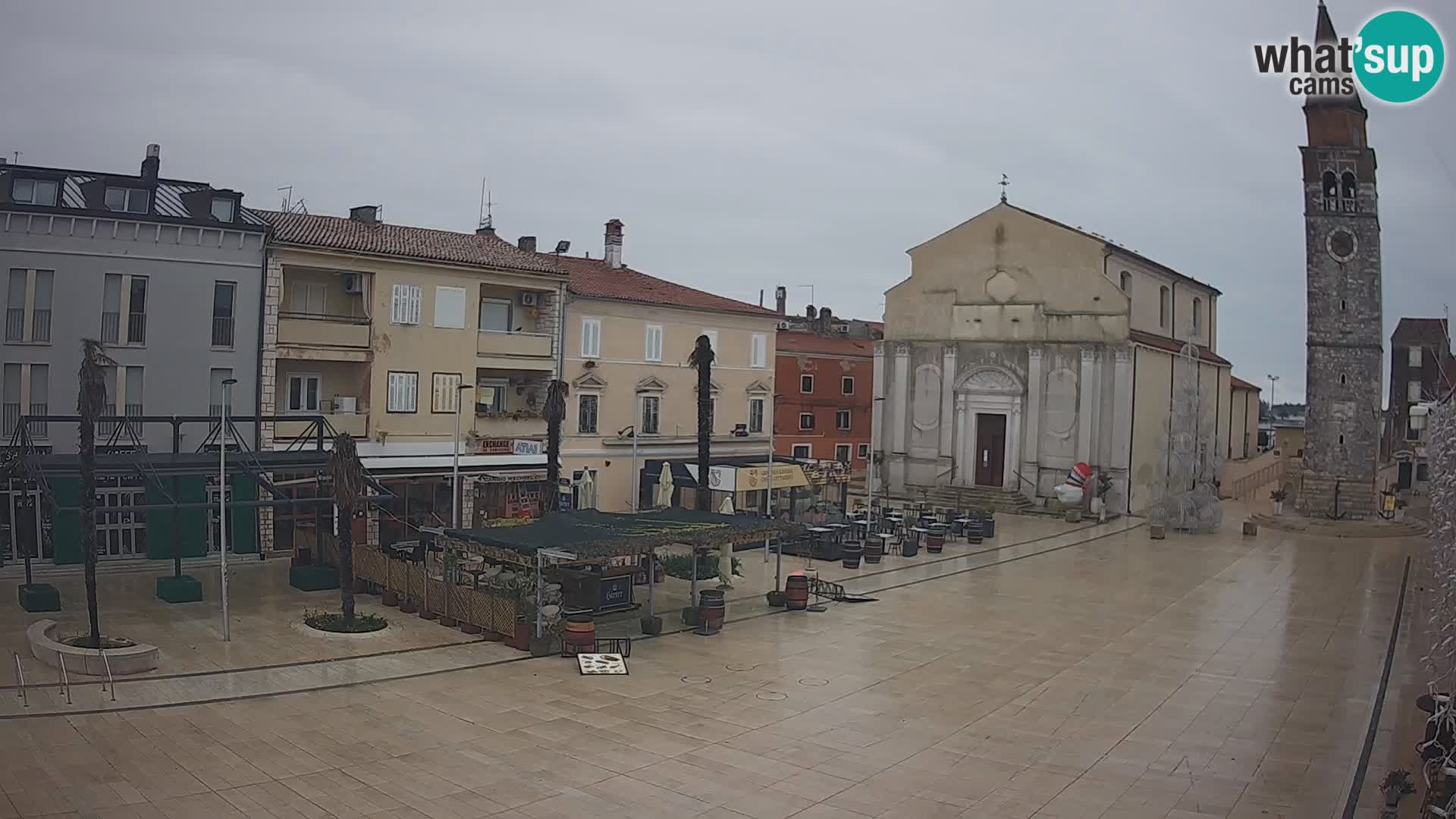 Webcam – Piazza centrale di Umago