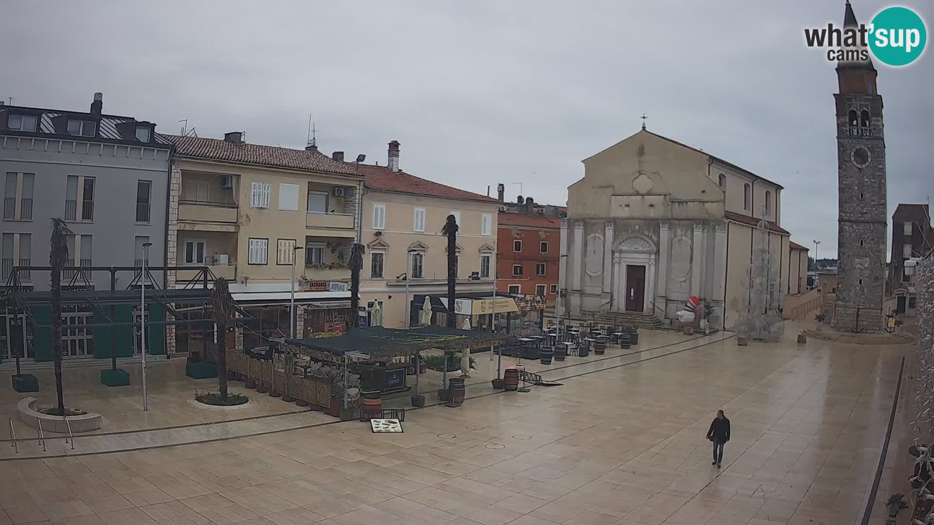 Webcam Hauptplatz in Umag