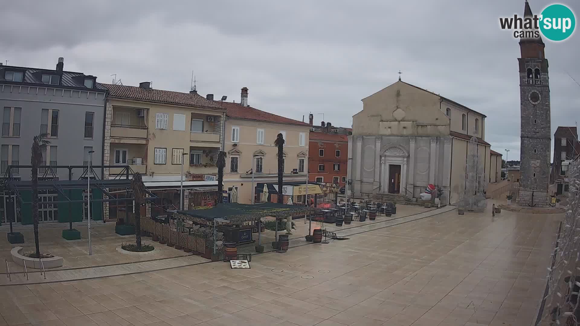 Webcam – Piazza centrale di Umago