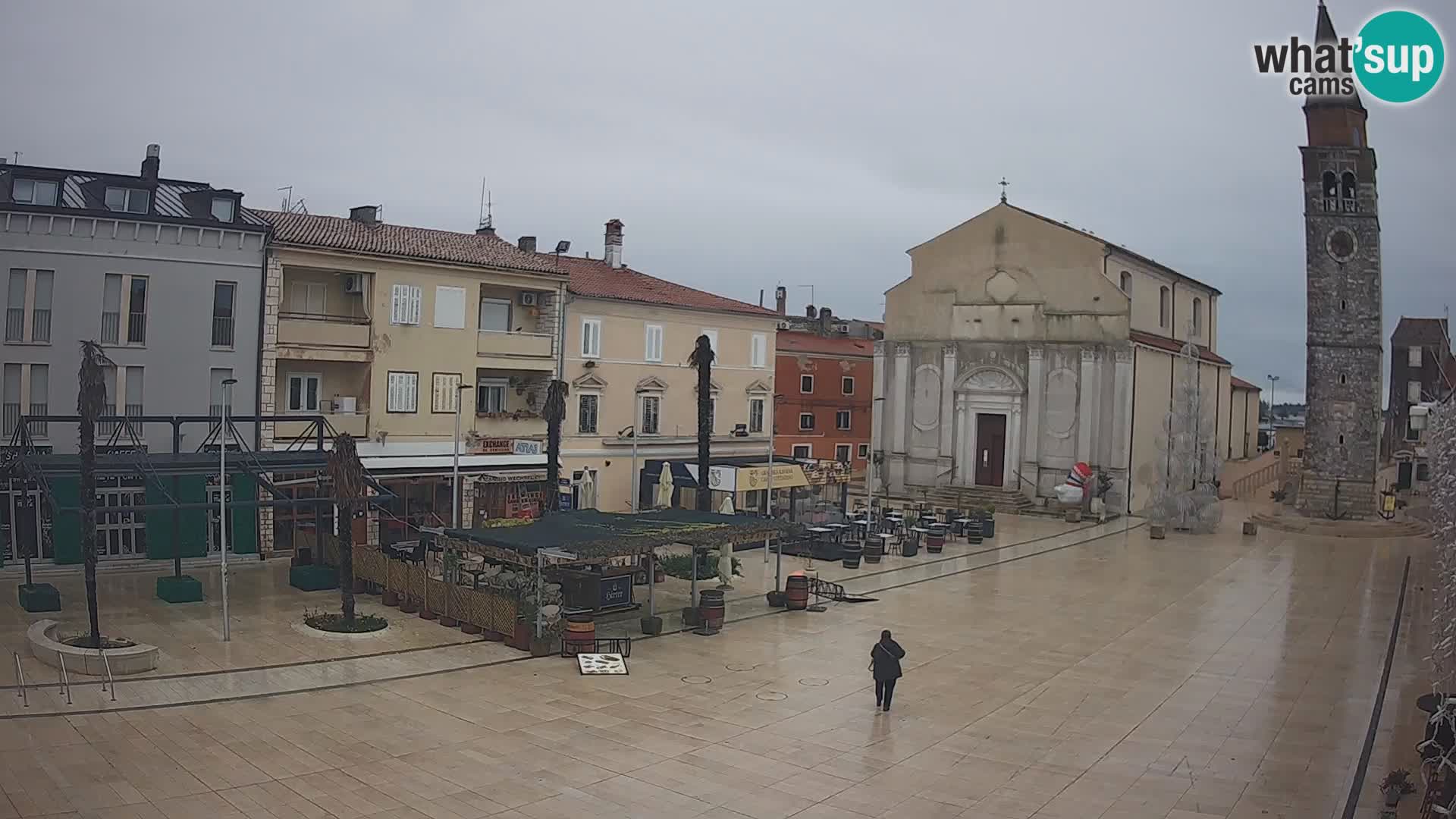 Webcam – Piazza centrale di Umago