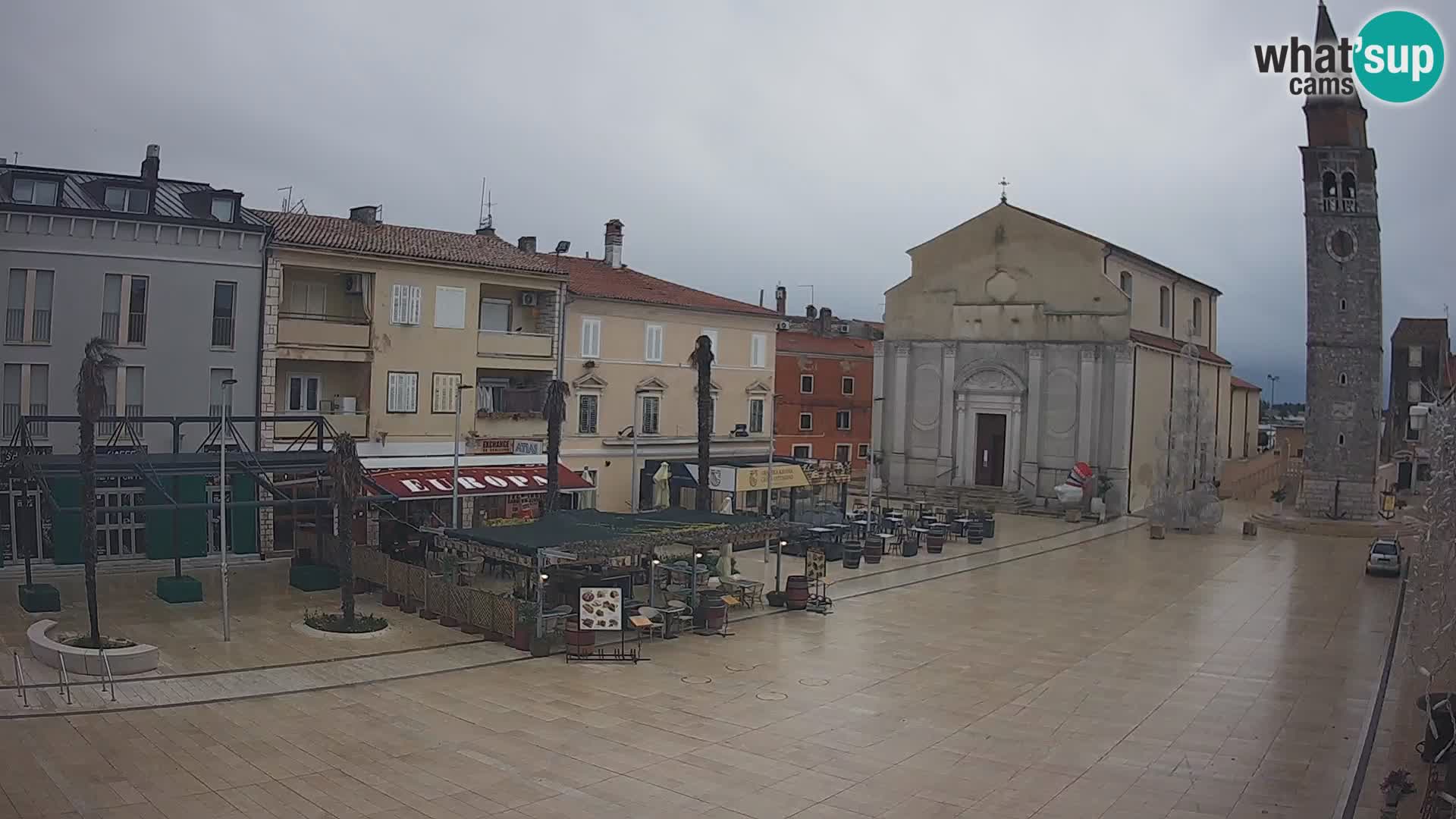 Webcam – Plaza Central en Umag