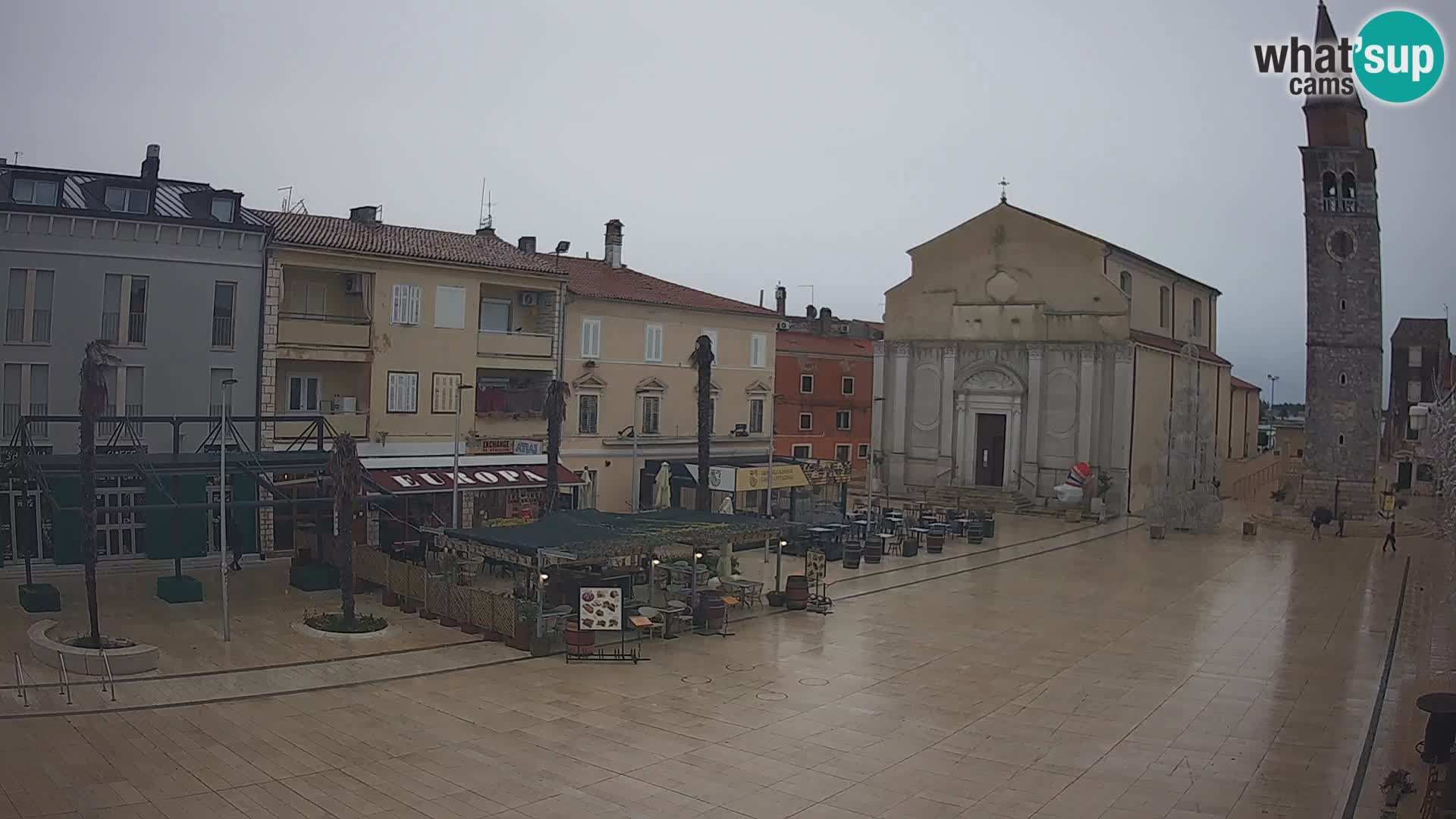 Webcam Hauptplatz in Umag